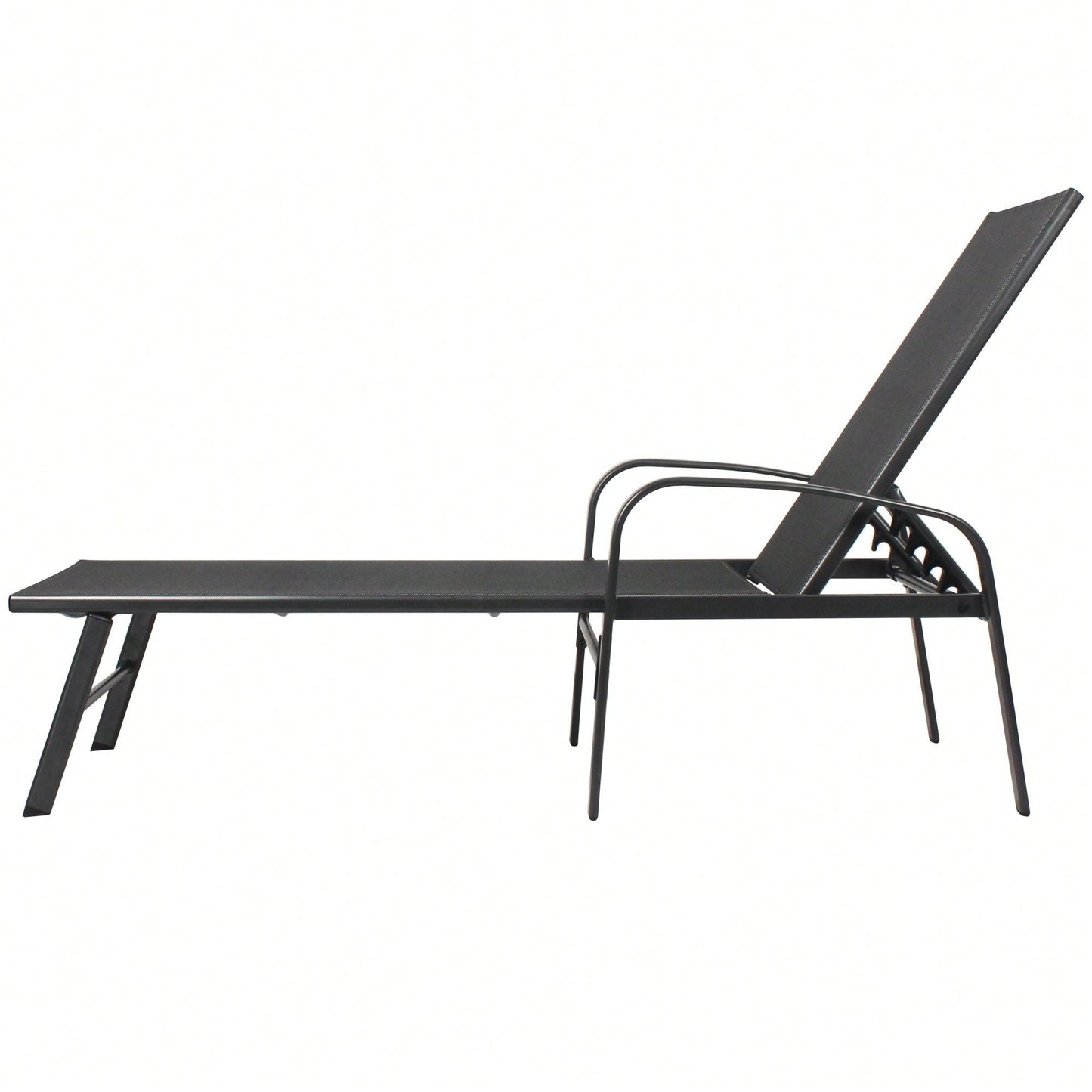 Sturdy And Comfortable Steel Recliner Relaxation And Durability In Elegant Gray