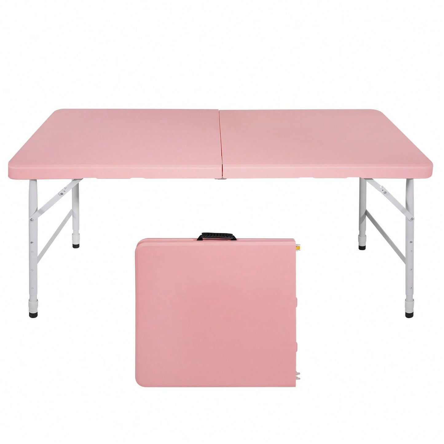 4ft Portable Folding Table Indoor&Outdoor Maximum Weight 135KG Foldable Table For Camping