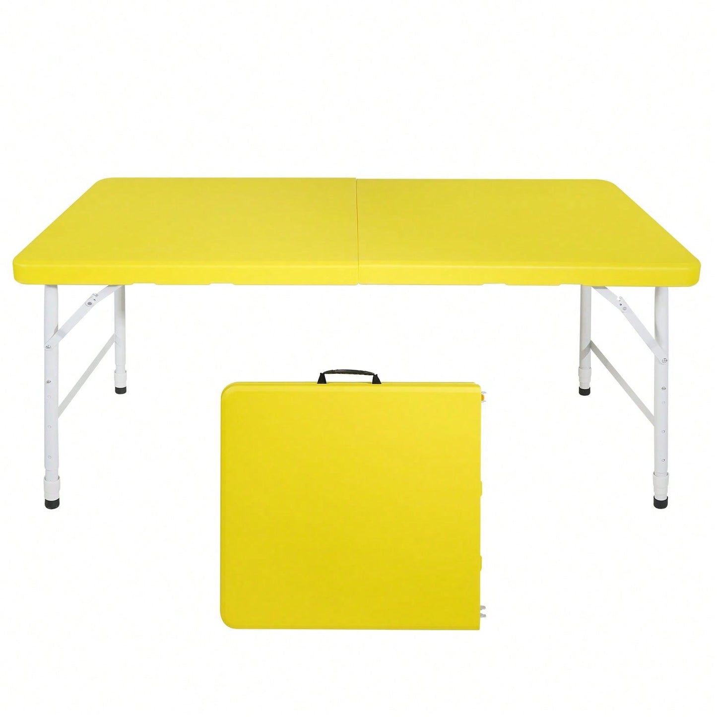 4ft Portable Folding Table Indoor&Outdoor Maximum Weight 135KG Foldable Table For Camping