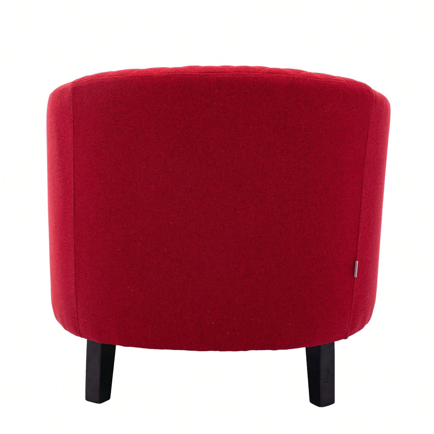Barrel Chair Living Room Chair With Nailheads And Solid Wood Legs Linen