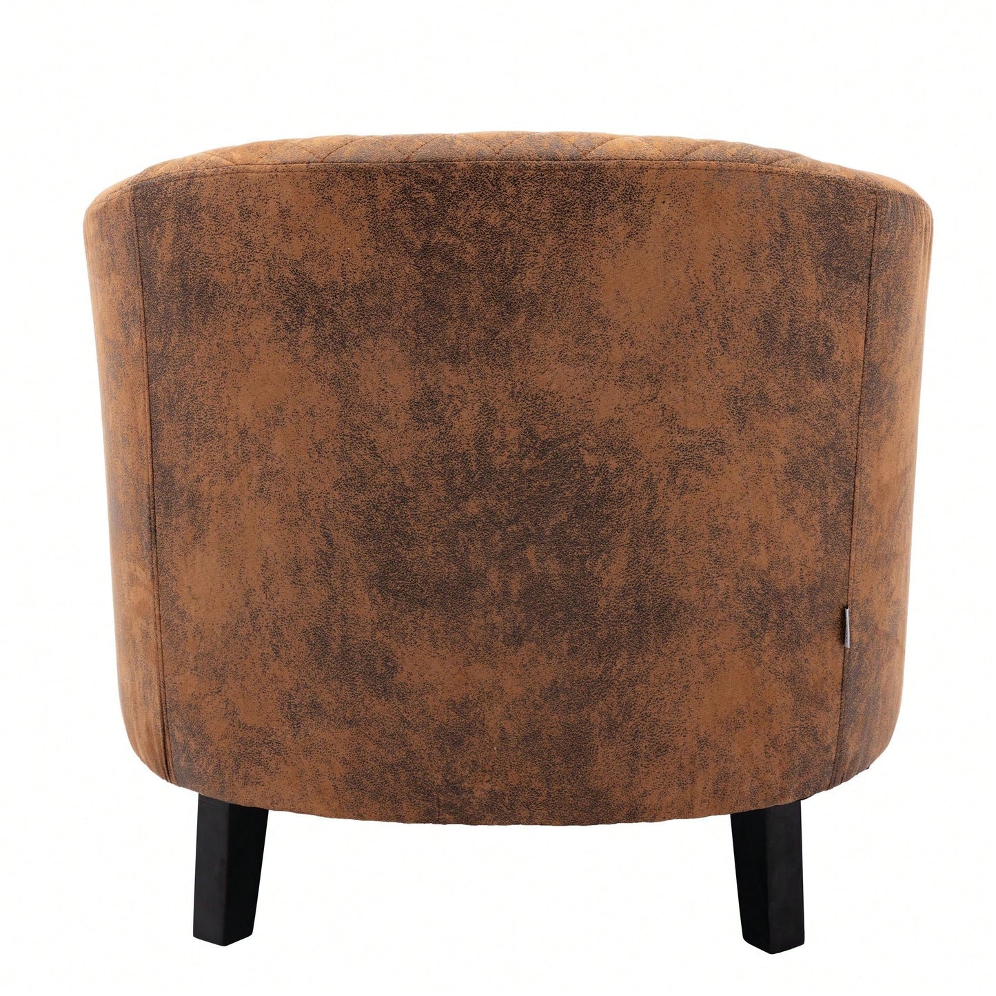 Barrel Chair Living Room Chair With Nailheads And Solid Wood Legs Linen