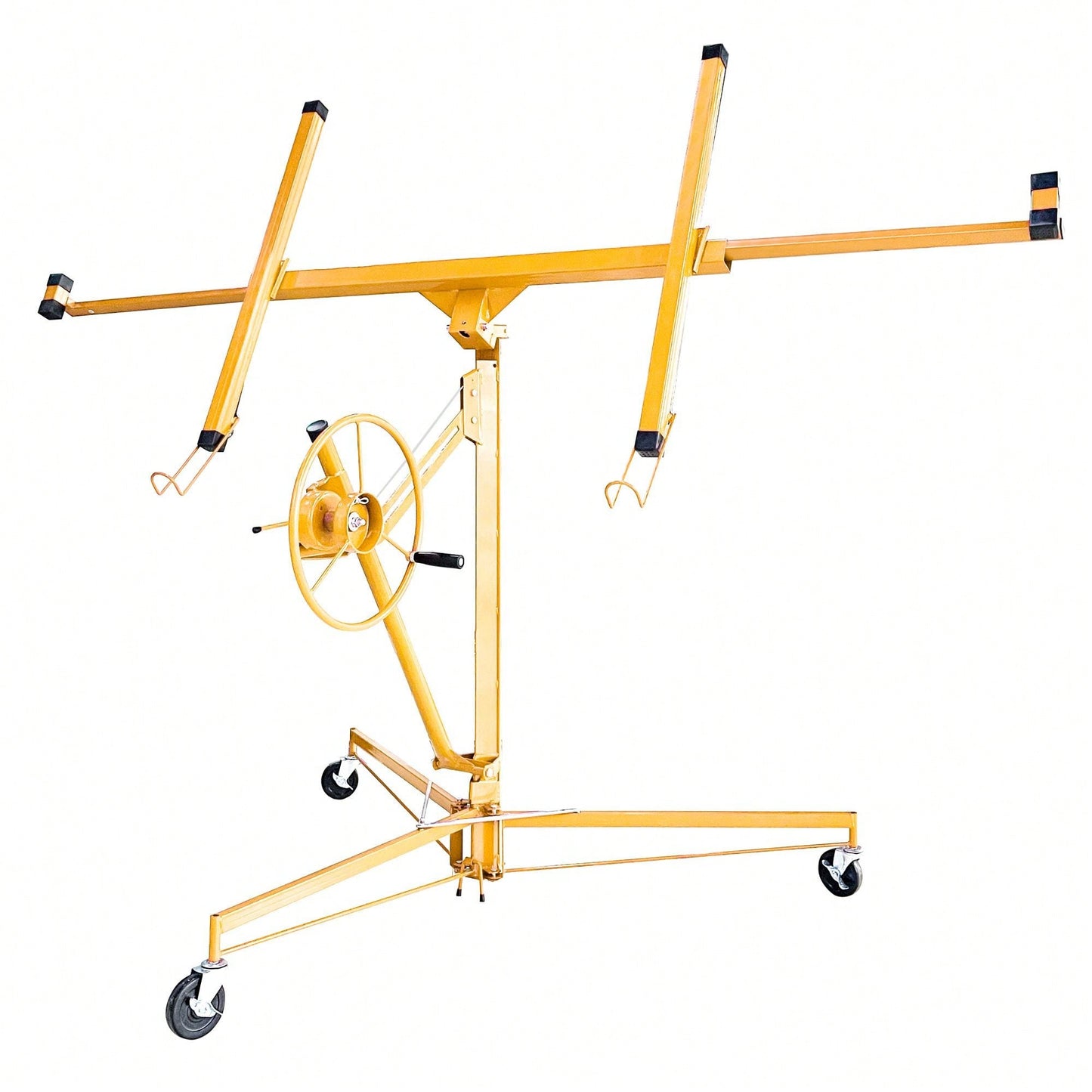 150Lbs Load Capacity. Drywall Panel Lifter Drywall Panel Hoist Jack Lifter Jack Rolling Caster Panel Hoist 11ft Red 150Lbs Load Capacity.