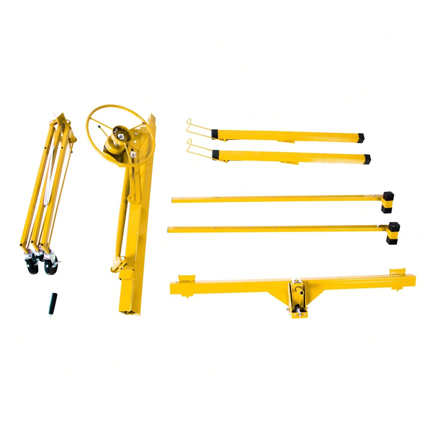 150Lbs Load Capacity. Drywall Panel Lifter Drywall Panel Hoist Jack Lifter Jack Rolling Caster Panel Hoist 11ft Red 150Lbs Load Capacity.