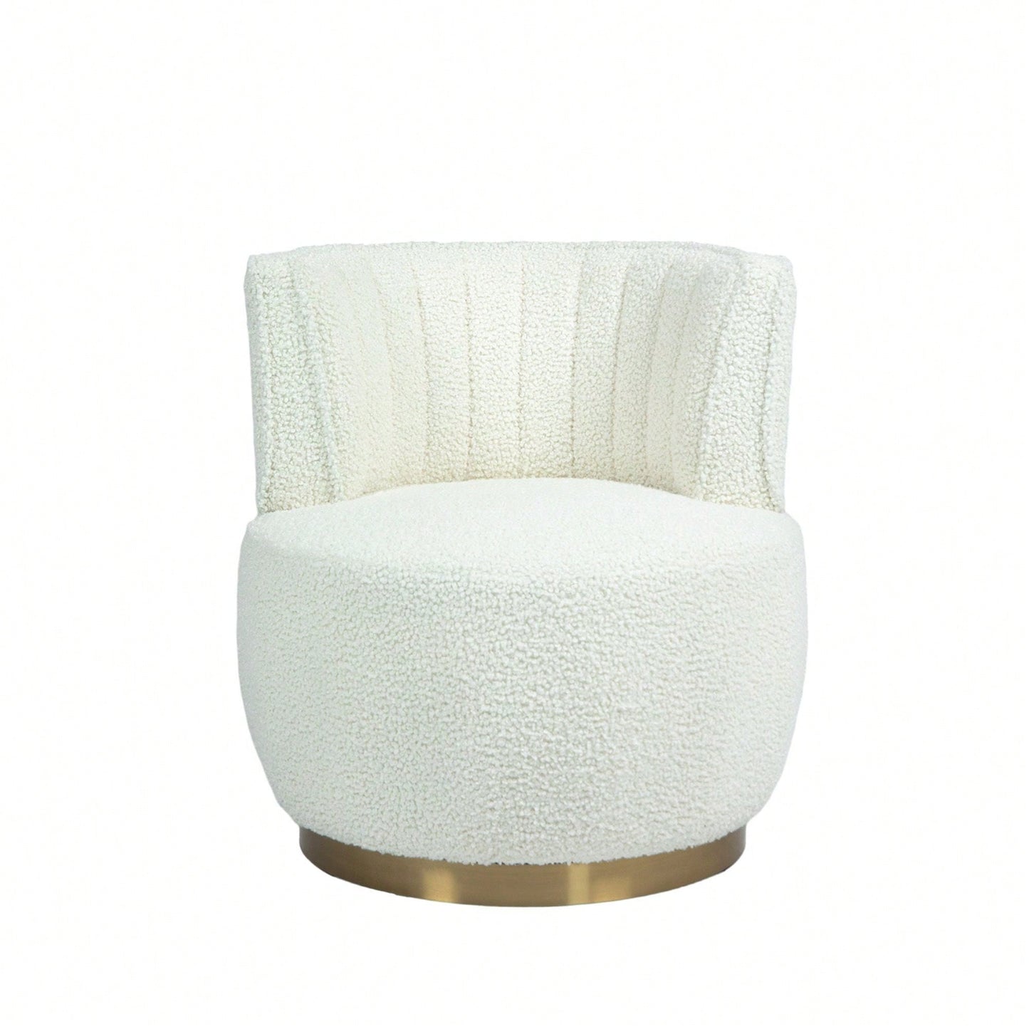 360 Degree Swivel Velvet Cuddle Barrel Chair for Living Room Bedroom Office Comfortable Accent Seating