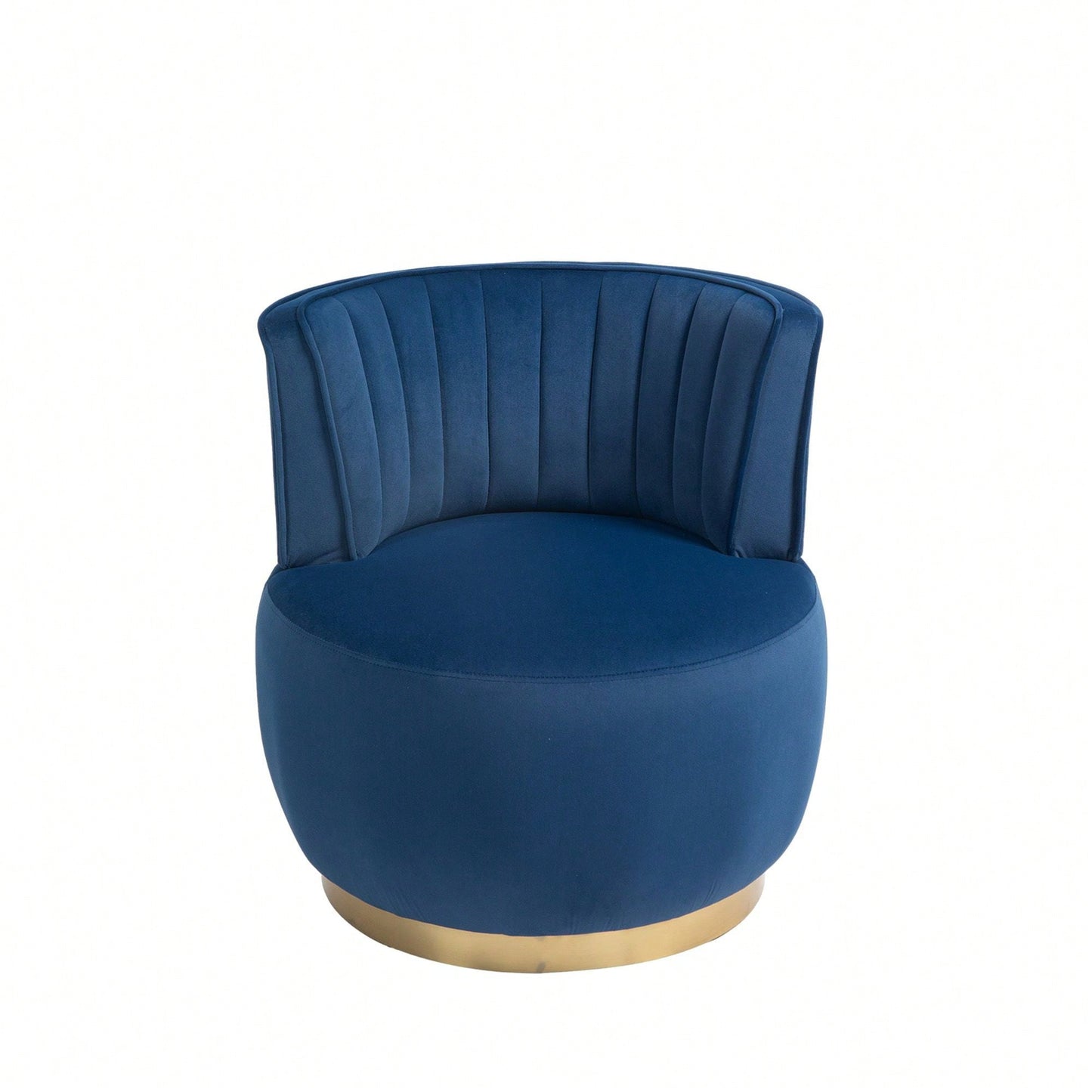 360 Degree Swivel Velvet Cuddle Barrel Chair for Living Room Bedroom Office Comfortable Accent Seating