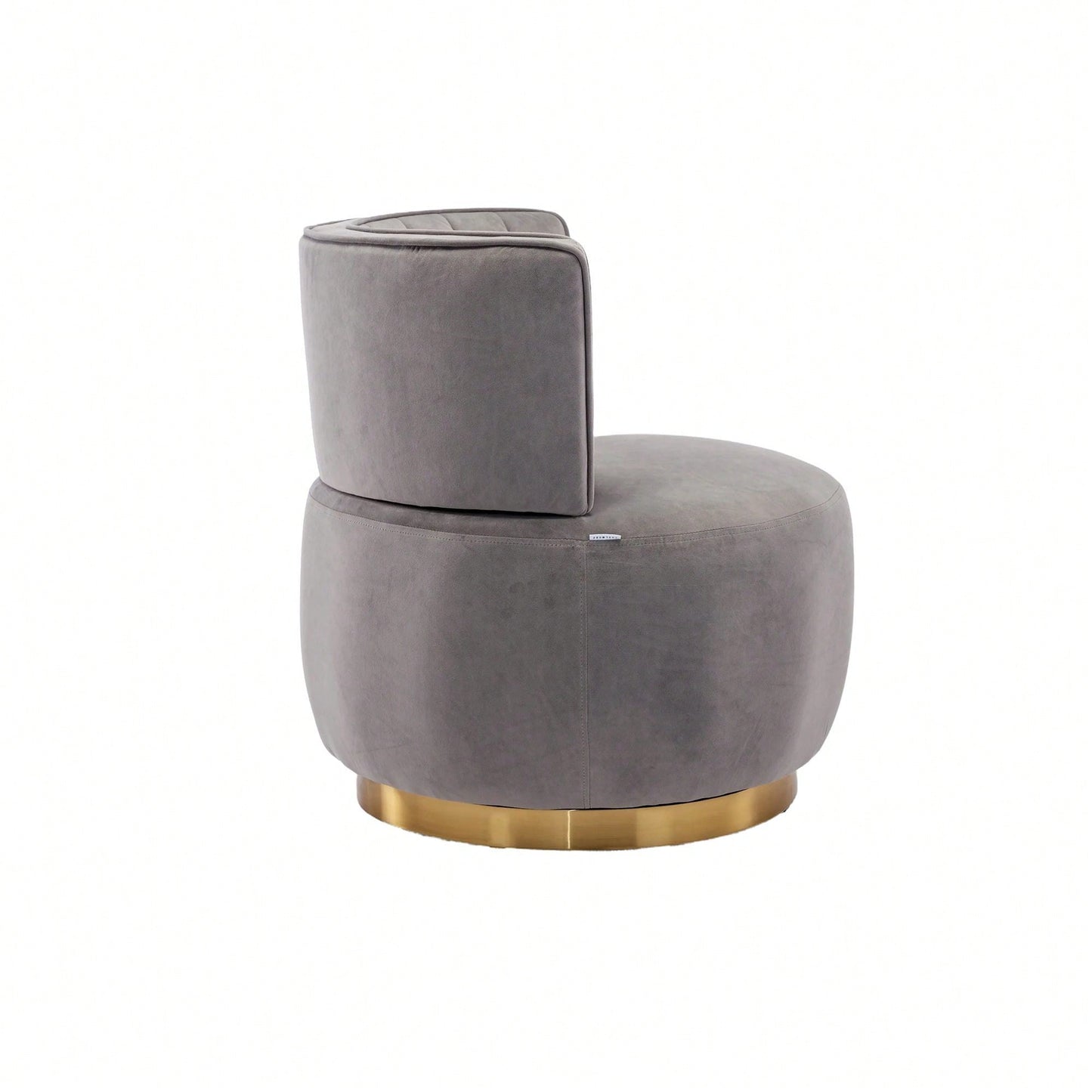 360 Degree Swivel Velvet Cuddle Barrel Chair for Living Room Bedroom Office Comfortable Accent Seating