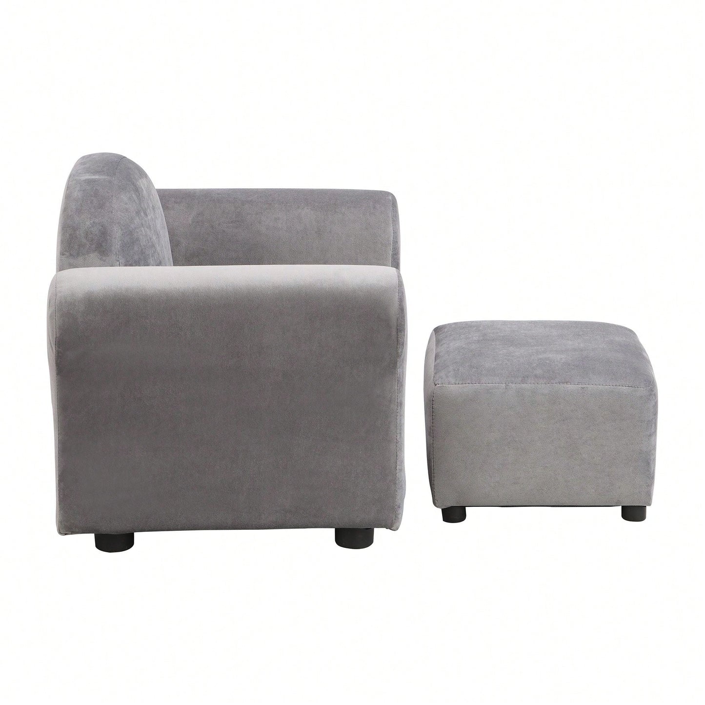 Premium Quality Kids Upholstered Chair With Ottoman Durable, Ergonomic, And Stylish