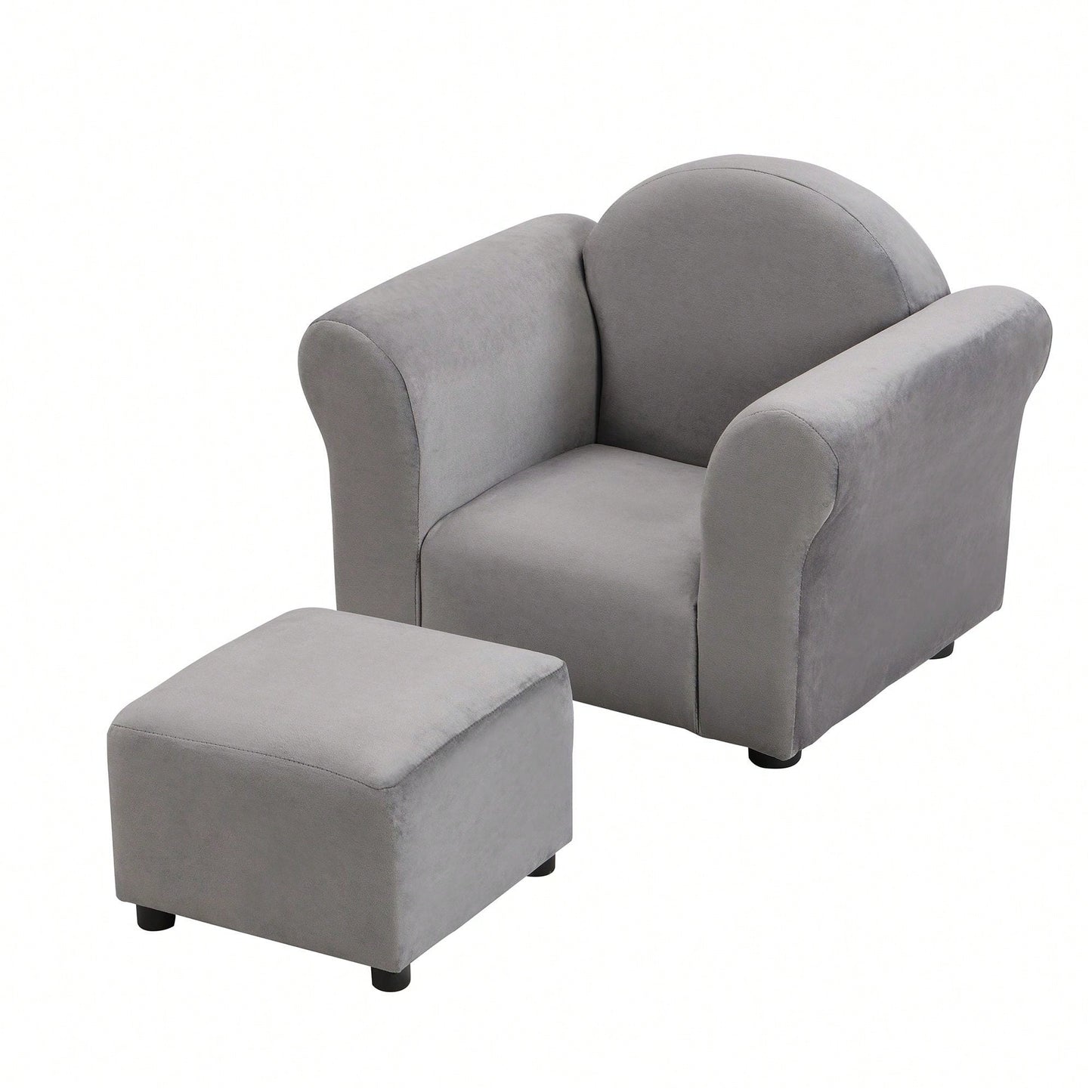Premium Quality Kids Upholstered Chair With Ottoman Durable, Ergonomic, And Stylish