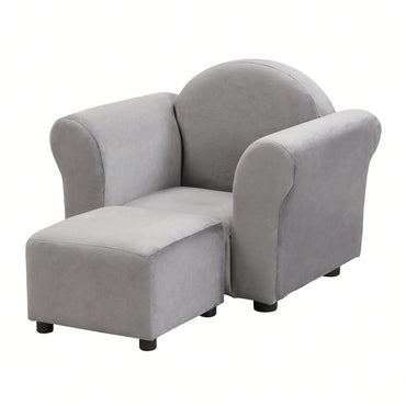 Premium Quality Kids Upholstered Chair With Ottoman Durable, Ergonomic, And Stylish