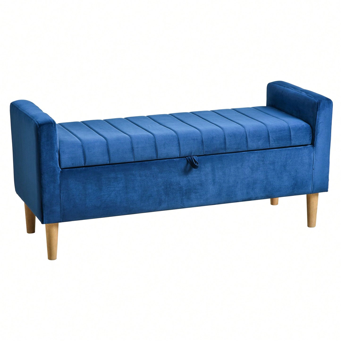 Versatile Storage Ottoman Hidden Storage, Comfortable Seating, And Easy Assembly