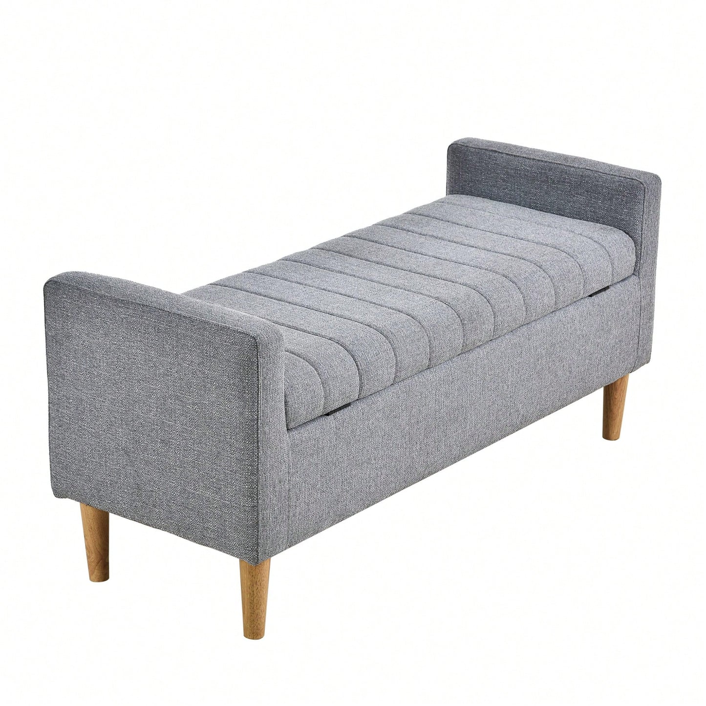 Versatile Storage Ottoman Hidden Storage, Comfortable Seating, And Easy Assembly