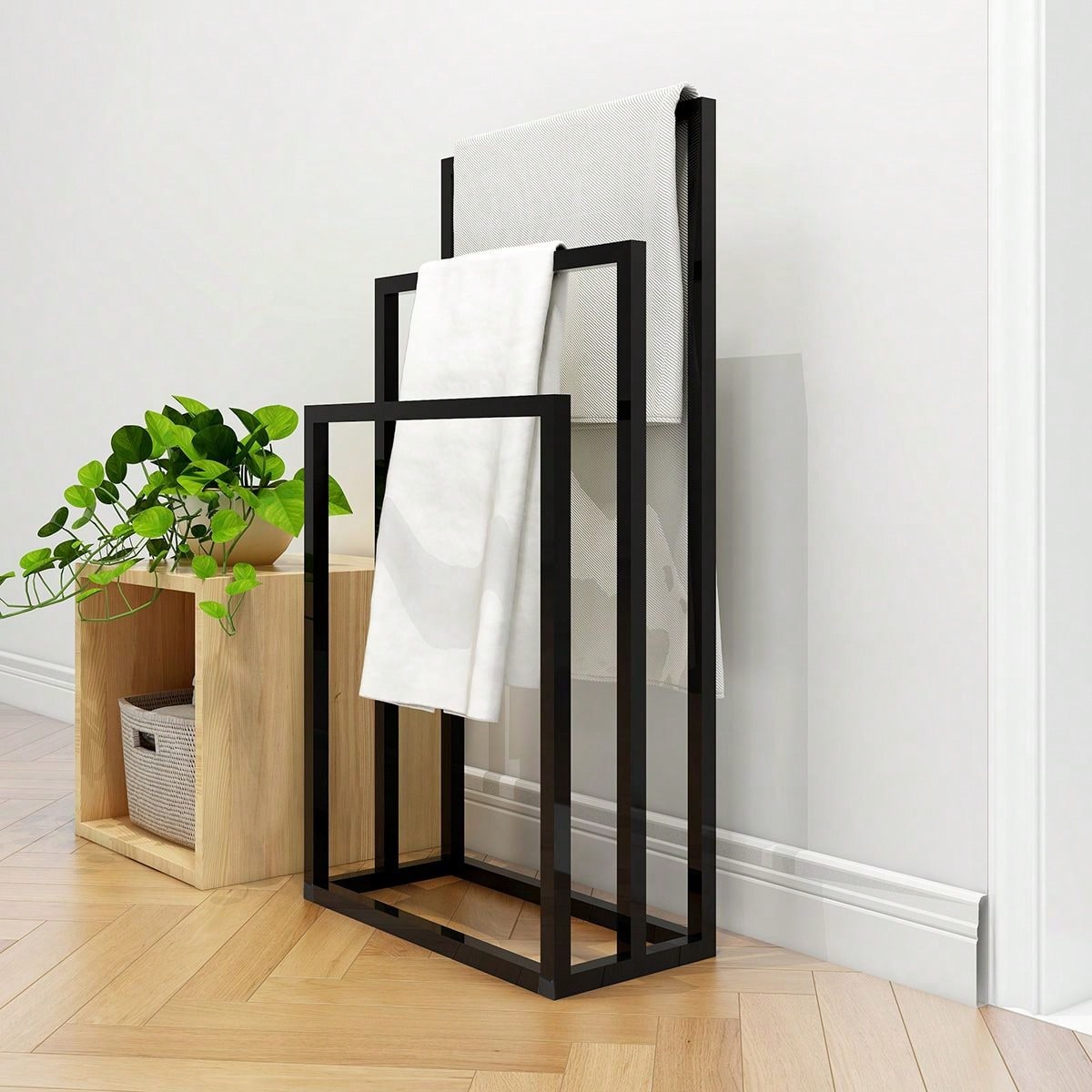 Freestanding Towel Rack 3 Tiers Hand Towel Holder Organizer For Bathroom Accessories
