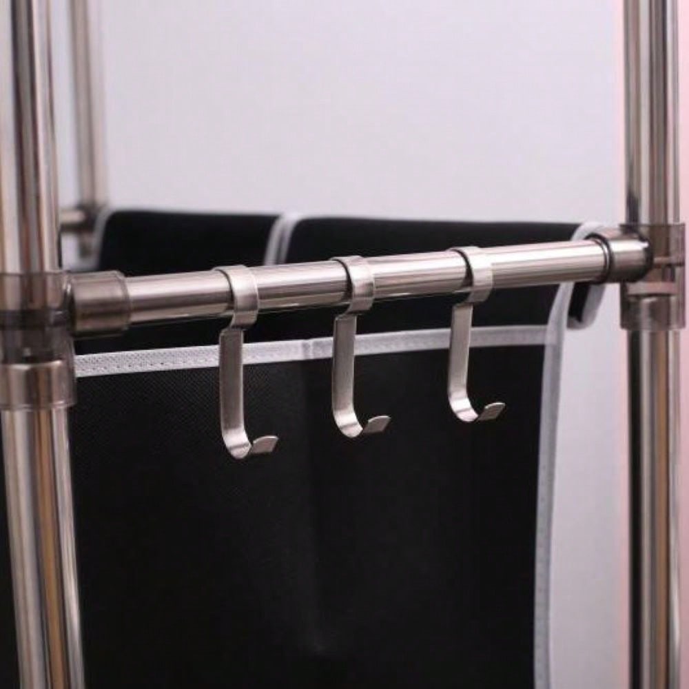 3 Tier Laundry Sorter, Laundry Hamper With 4 Removable Bags For Organizing Clothes, Laundry, Lights, Darks