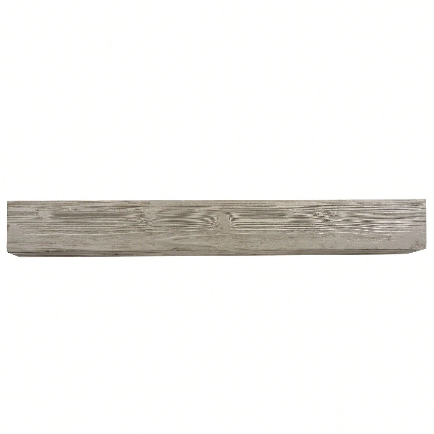 60" Rustic Wood Fireplace Mantel, Wall-Mounted & Floating Shelf For Home Decor
