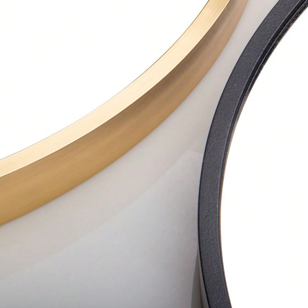 32" Wall Circle Mirror For Bathroom, Round Mirror For Wall, 20 Inch Hanging Round Mirror For Living Room, Vanity, Bedroom