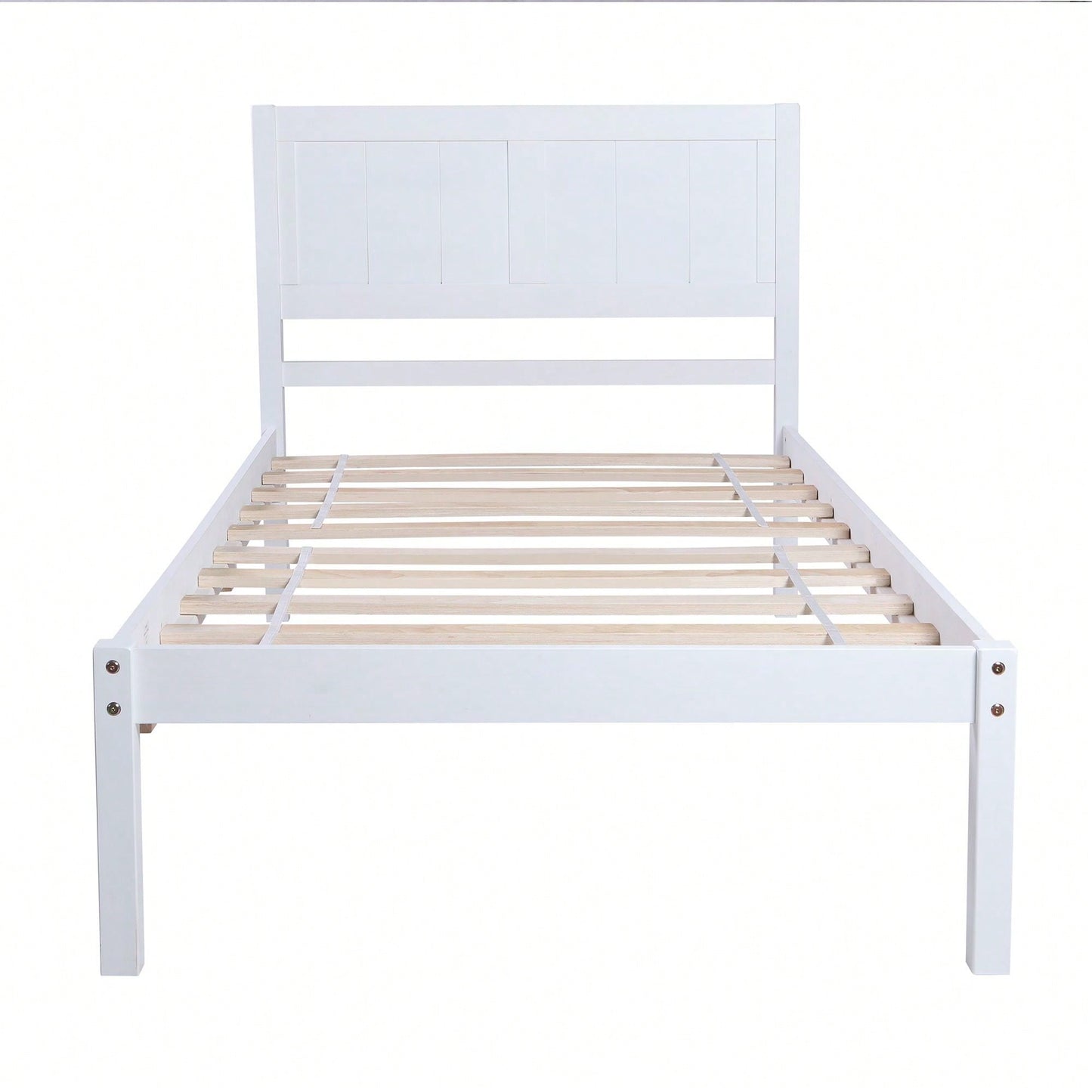 Twin Size Platform Bed With Headboard