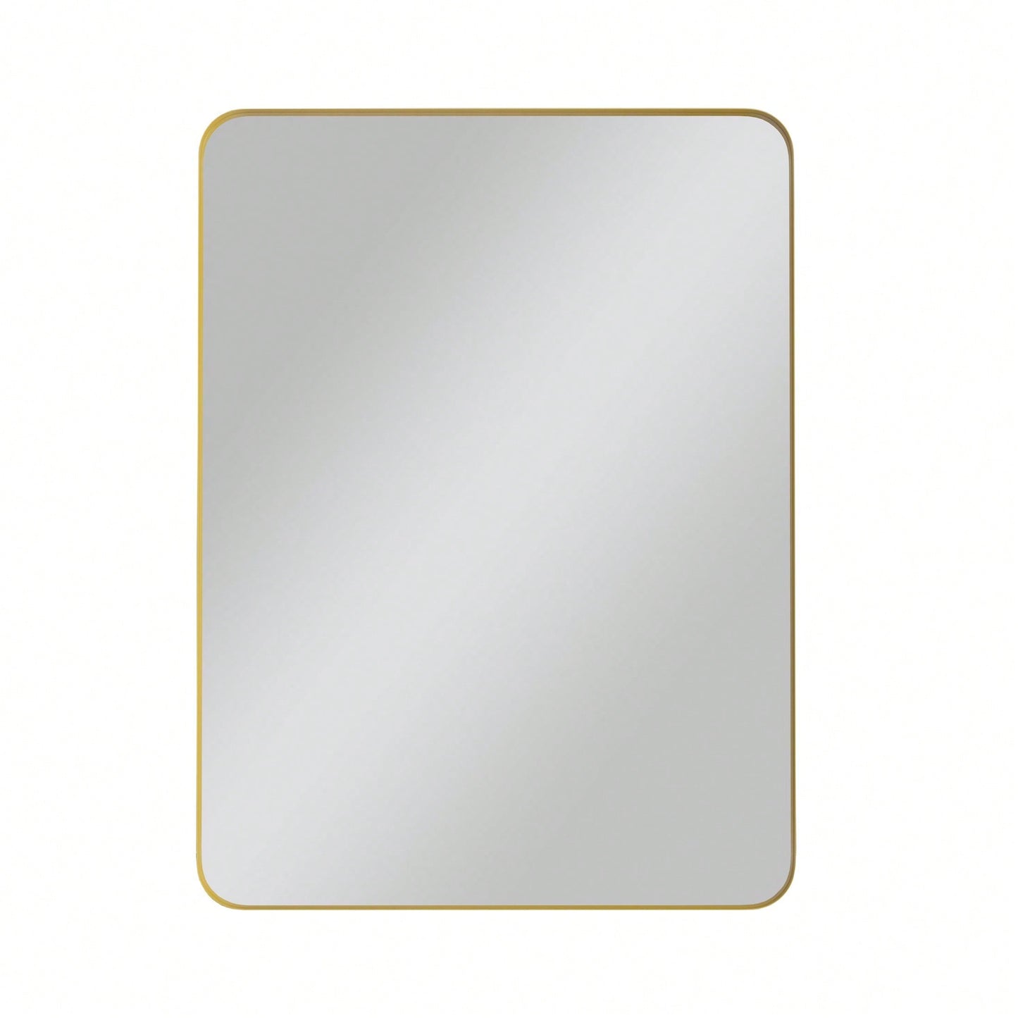 24x36 Inch Wall Mounted Rectangular Mirror Metal Framed Mirror, For Bathroom, Living Room, Bedroom Wall Decor