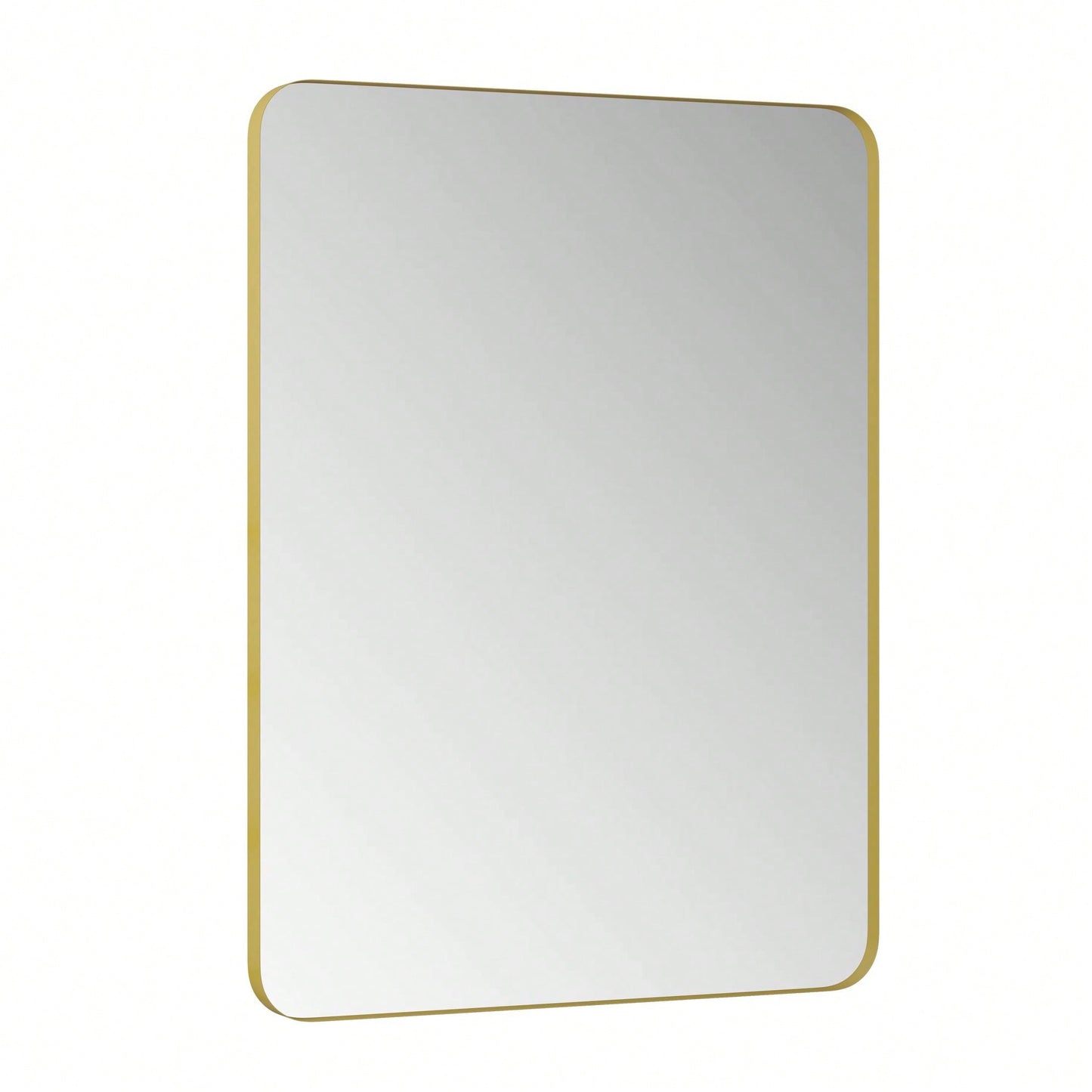 24x36 Inch Wall Mounted Rectangular Mirror Metal Framed Mirror, For Bathroom, Living Room, Bedroom Wall Decor