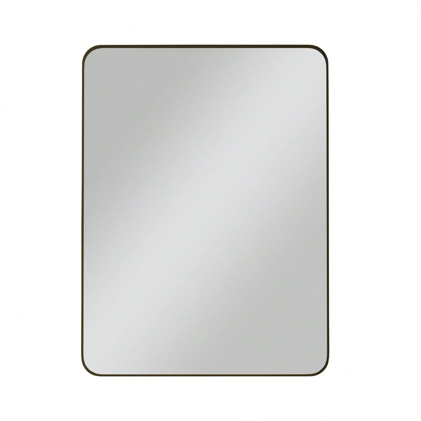 24x36 Inch Wall Mounted Rectangular Mirror Metal Framed Mirror, For Bathroom, Living Room, Bedroom Wall Decor