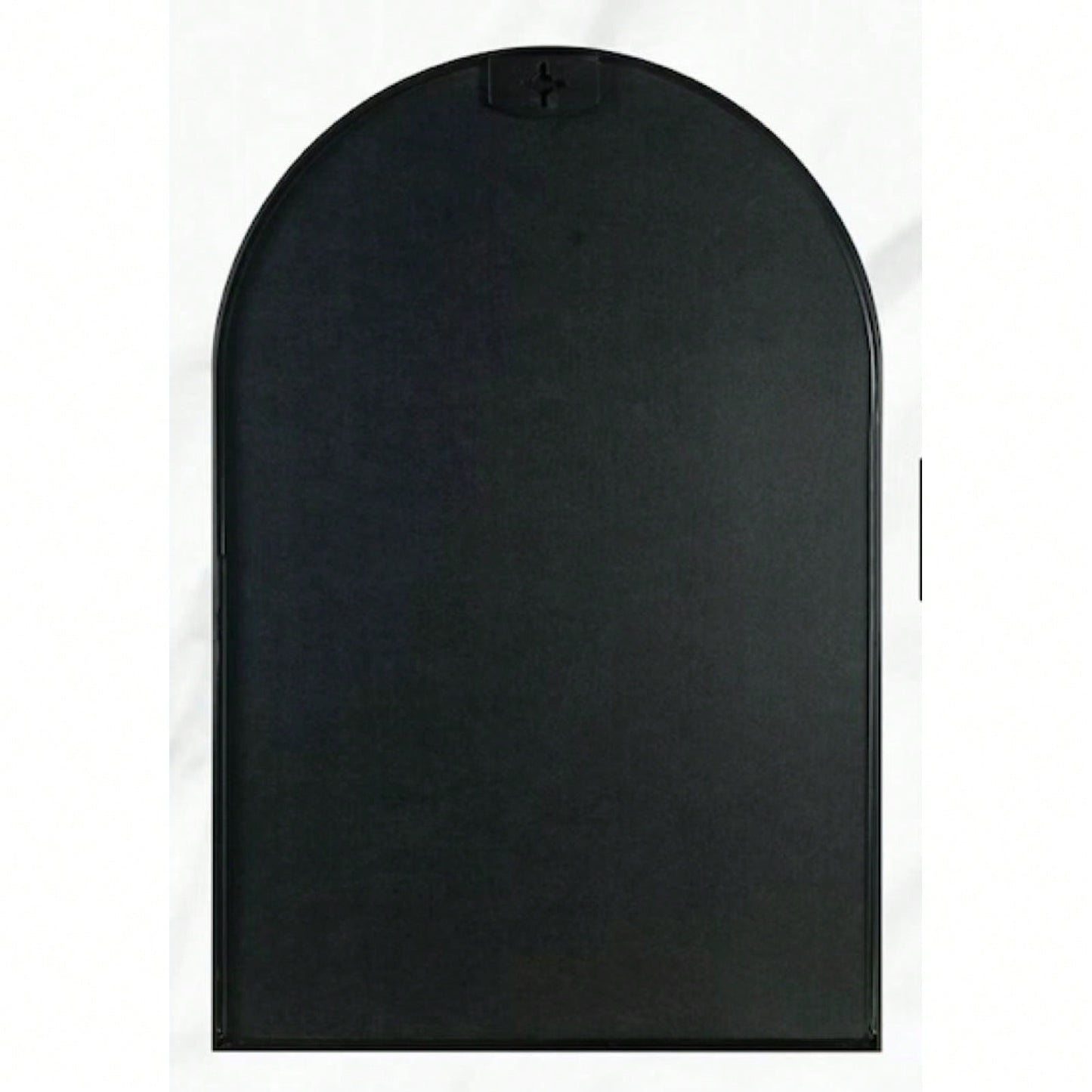 20x30 Inch Large Round Metal Arch Bathroom Mirror with Brushed Aluminum Frame Shatterproof Glass Easy Install Guide