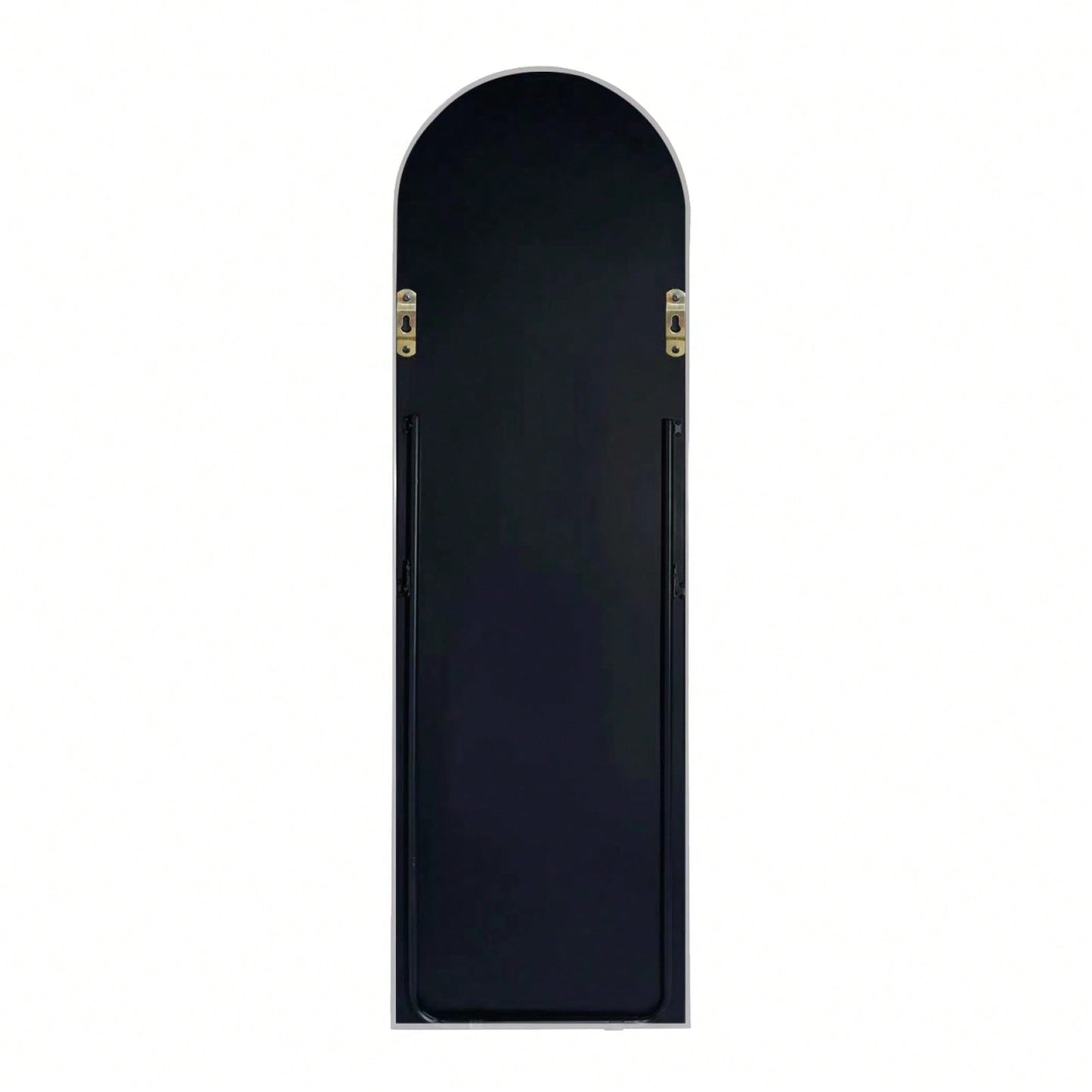 63x20 Inch Metal Arch Mirror - Full Length Shatterproof Glass with Anti-Rust Aluminum Frame - Easy Install Modern Design