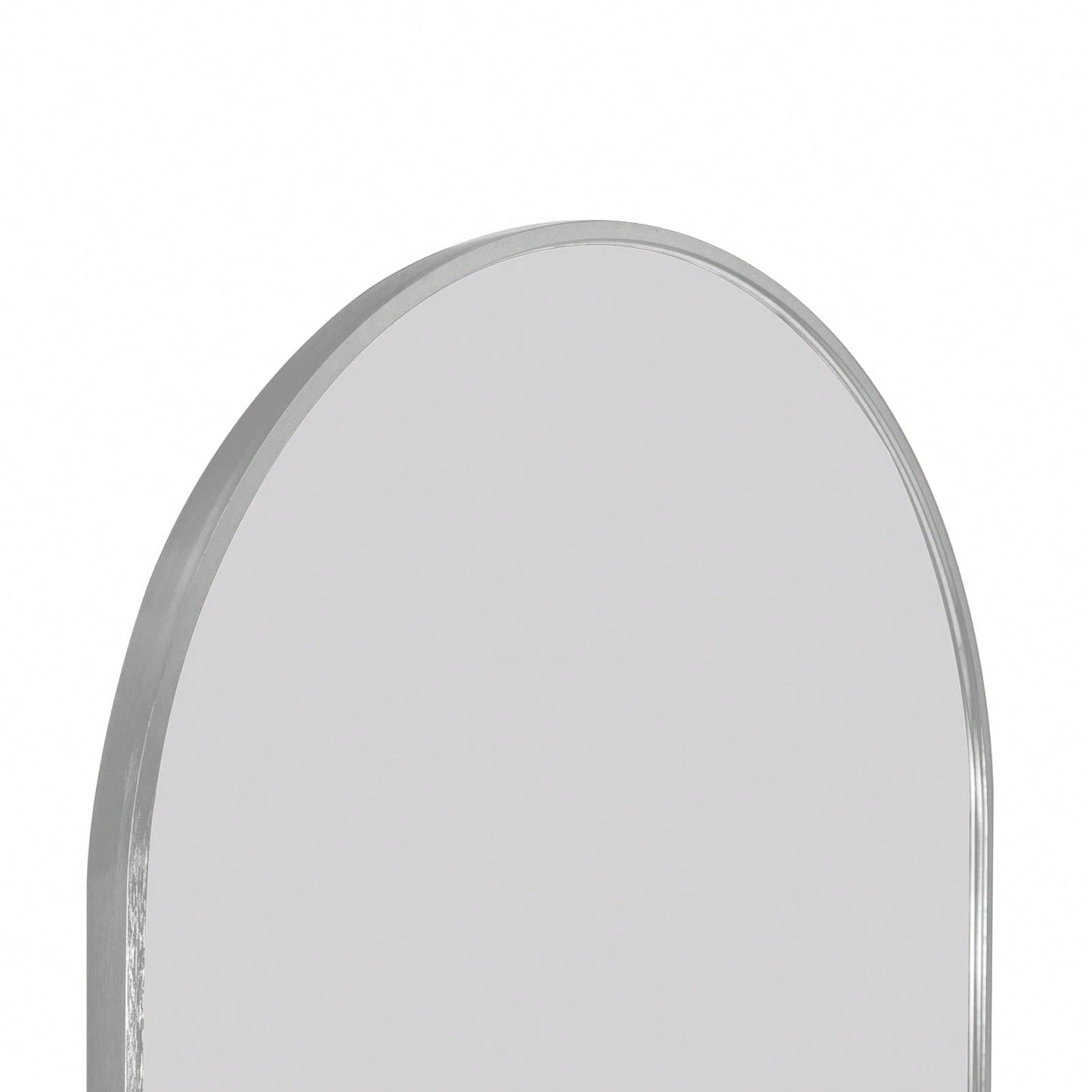 63x20 Inch Metal Arch Mirror - Full Length Shatterproof Glass with Anti-Rust Aluminum Frame - Easy Install Modern Design