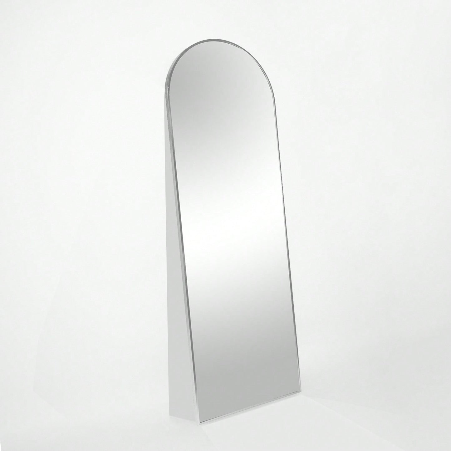 63x20 Inch Metal Arch Mirror - Full Length Shatterproof Glass with Anti-Rust Aluminum Frame - Easy Install Modern Design