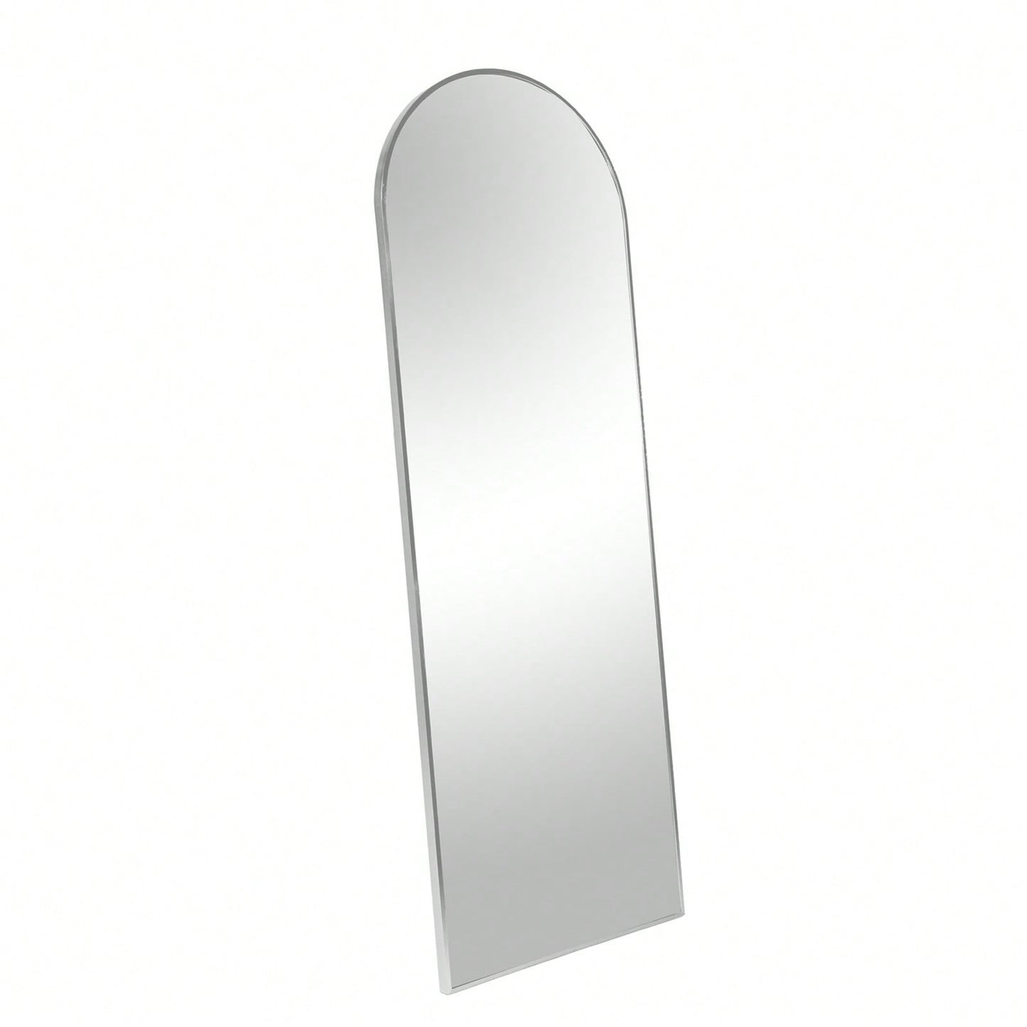 63x20 Inch Metal Arch Mirror - Full Length Shatterproof Glass with Anti-Rust Aluminum Frame - Easy Install Modern Design