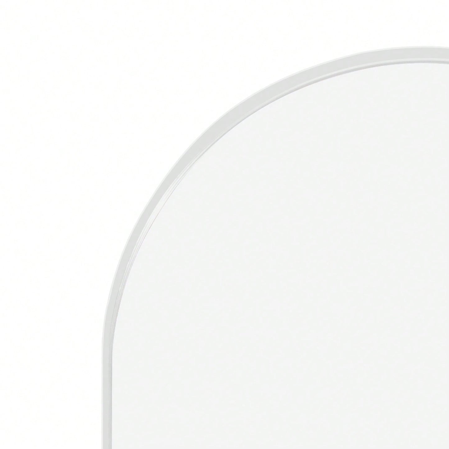63x20 Inch Metal Arch Mirror - Full Length Shatterproof Glass with Anti-Rust Aluminum Frame - Easy Install Modern Design