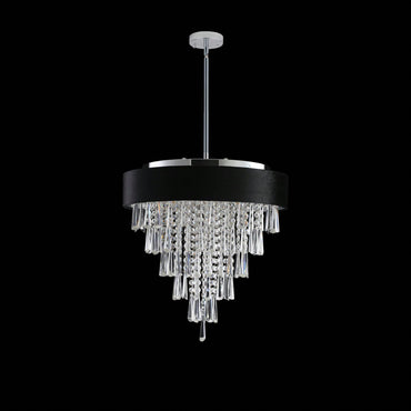 Luxury K9 Crystal Round Chandelier for Living Room Elegant Light Fixture Perfect for Bedroom and Dining Room Easy Installation