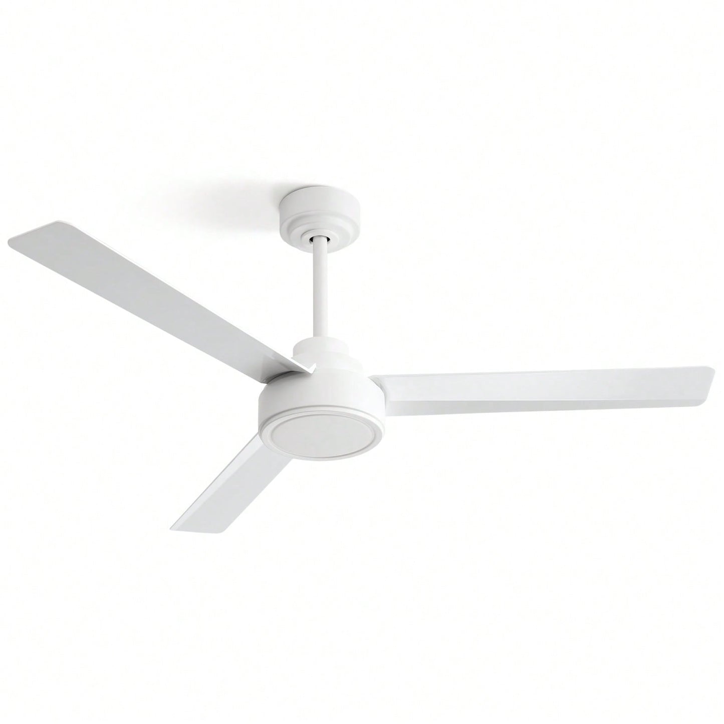 52 Inch Outdoor Ceiling Fan with Remote Reversible DC Motor 3 ABS Blades Energy Efficient Farmhouse Design for Living Room Bedroom Kitchen
