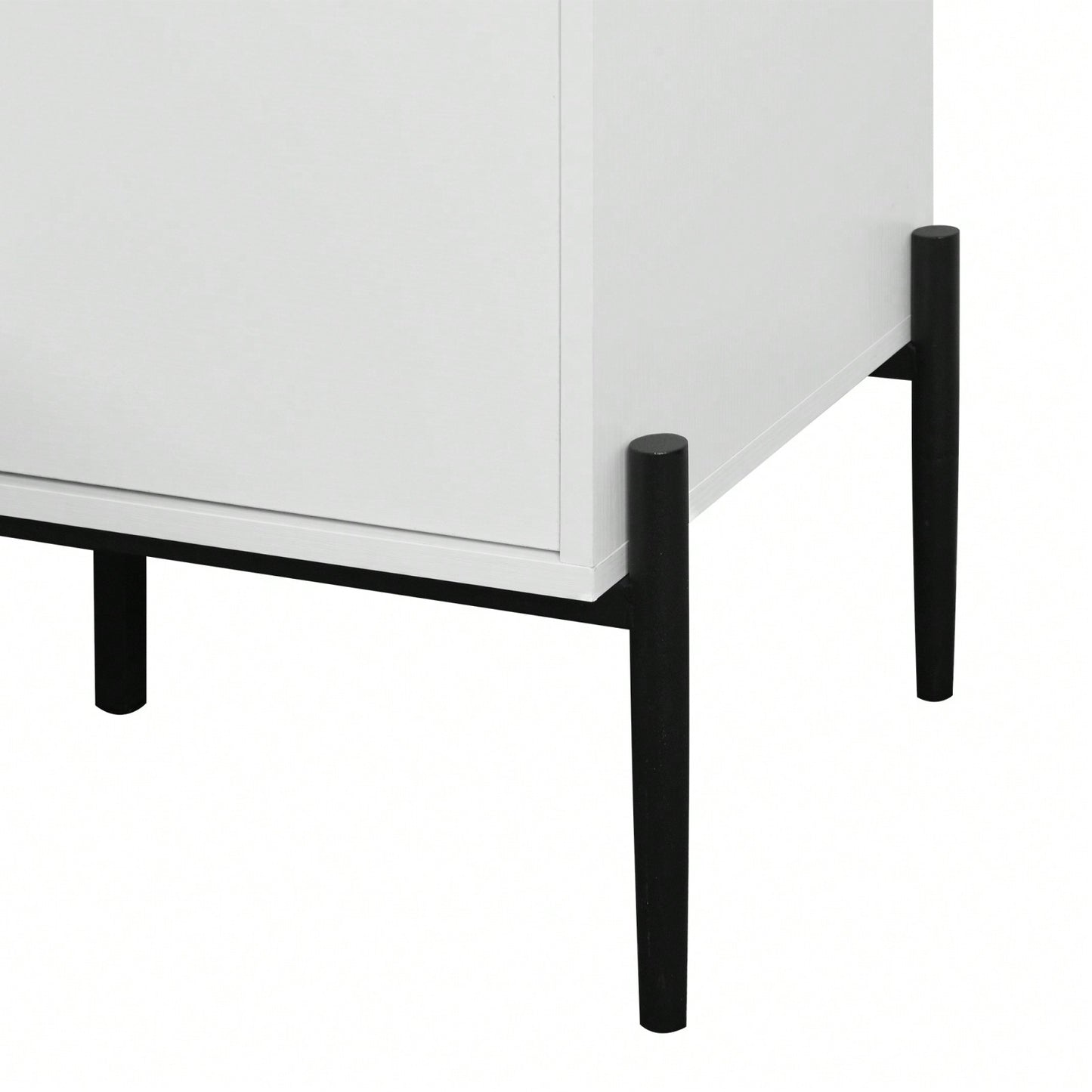 Mid-Century Modern TV Console with Soft-Close Hinges Adjustable Shelves and Cable Management Durable Wood Storage 70.86x15.74x21.85inch