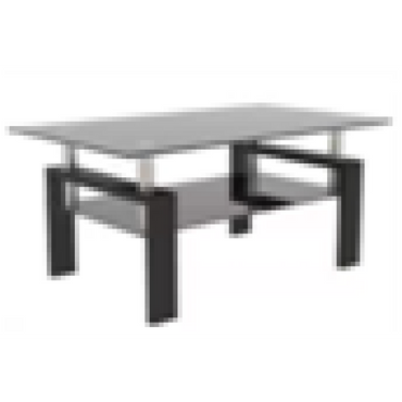 Stylish 2-Tier Tempered Glass Coffee Table for Living Room Office Bedroom Lightweight Durable Easy Assembly 39.37x23.62x17.72