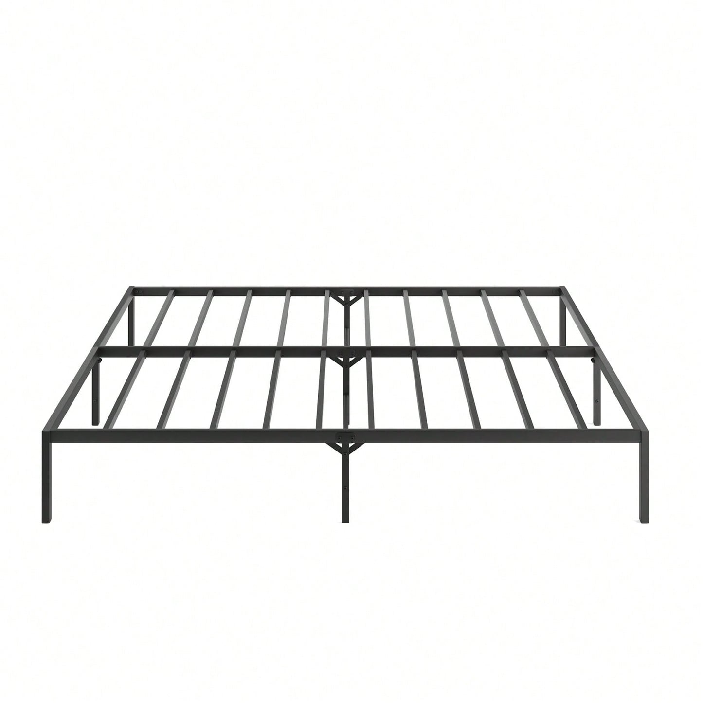 Sturdy King Size Metal Platform Bed Frame No Box Spring Required Modern Design 660 Lbs Weight Capacity