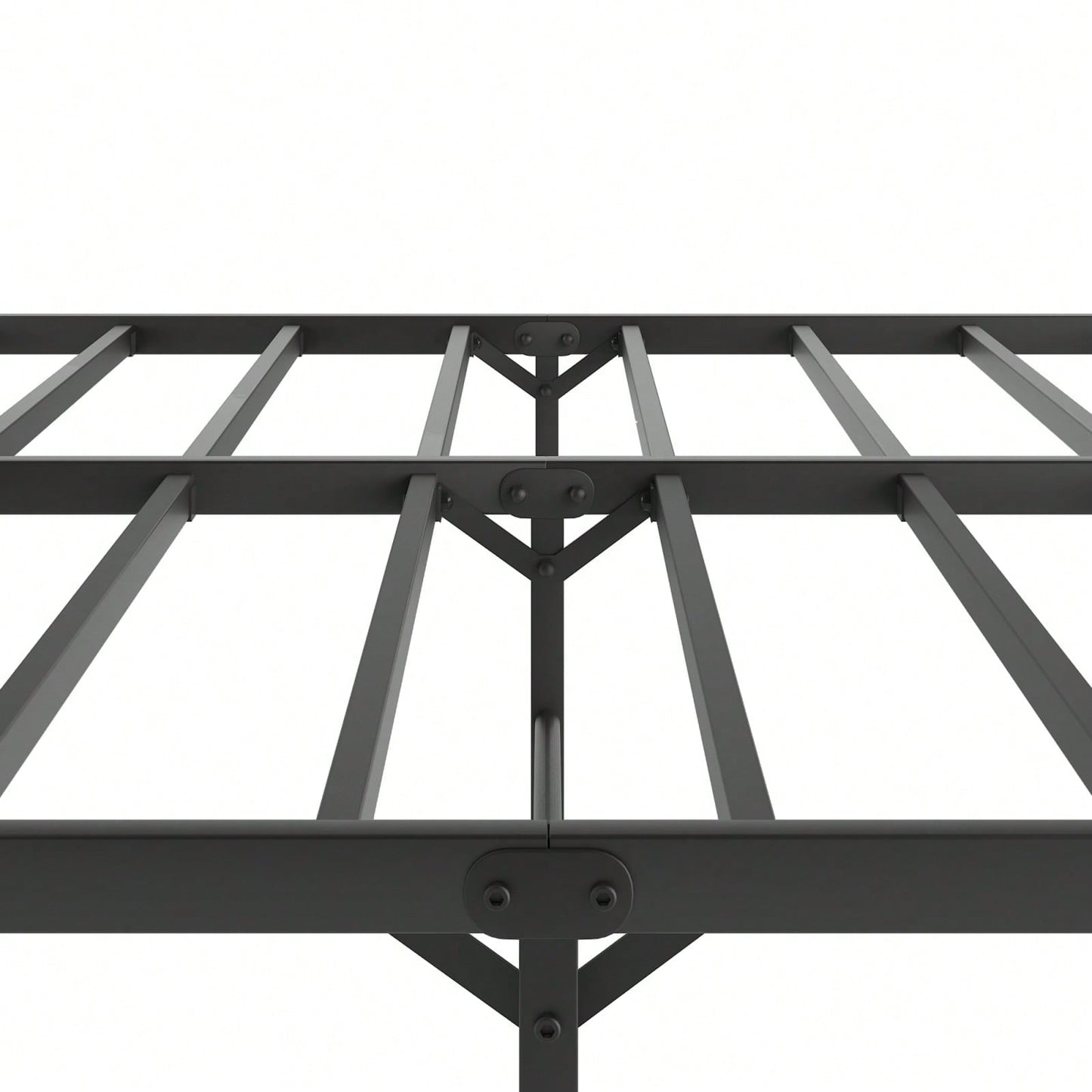 Sturdy King Size Metal Platform Bed Frame No Box Spring Required Modern Design 660 Lbs Weight Capacity