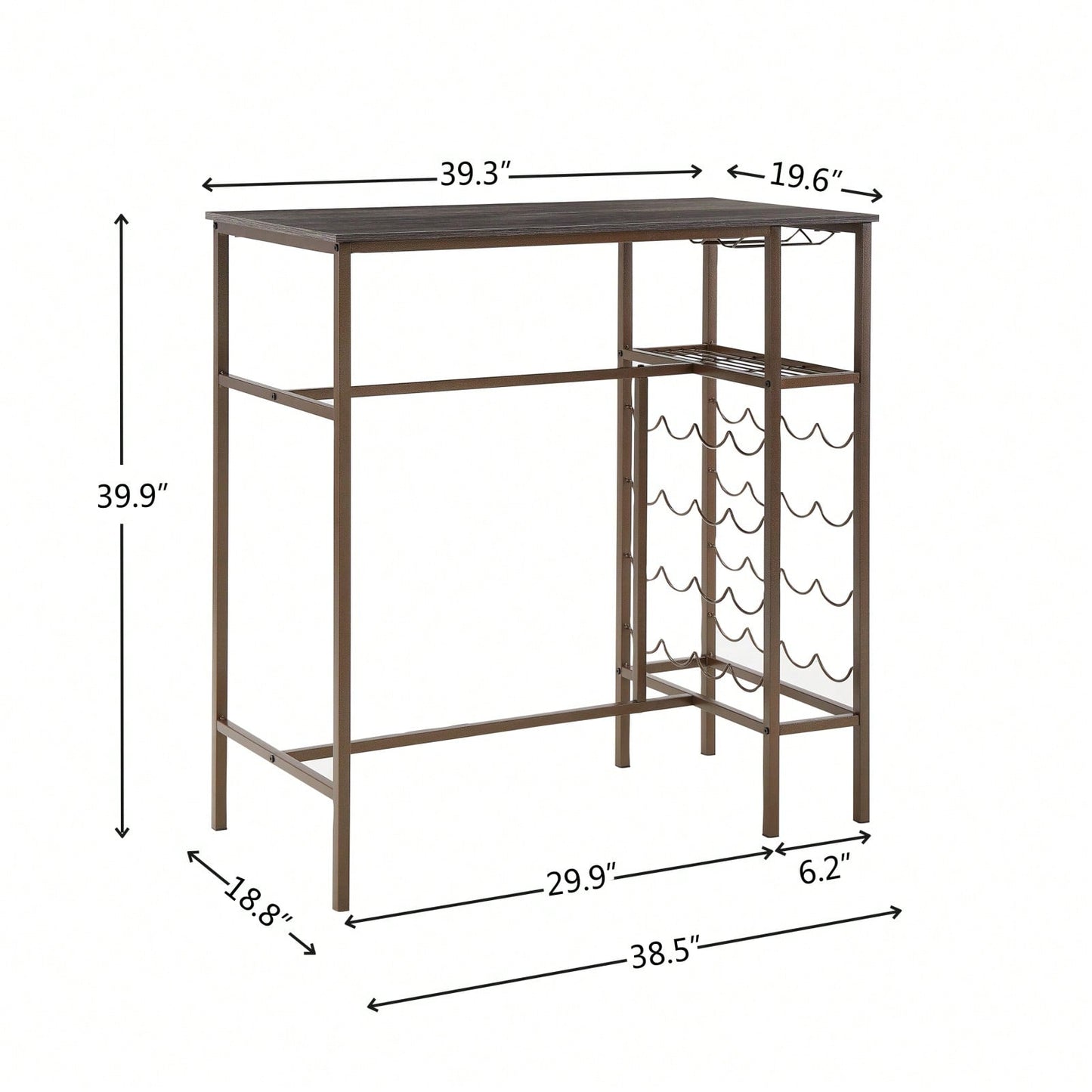 30" X 30" Dining Table Set With 2-3 Chairs - 24"W X 18"D X 38"H Chairs, 29" Seat Height