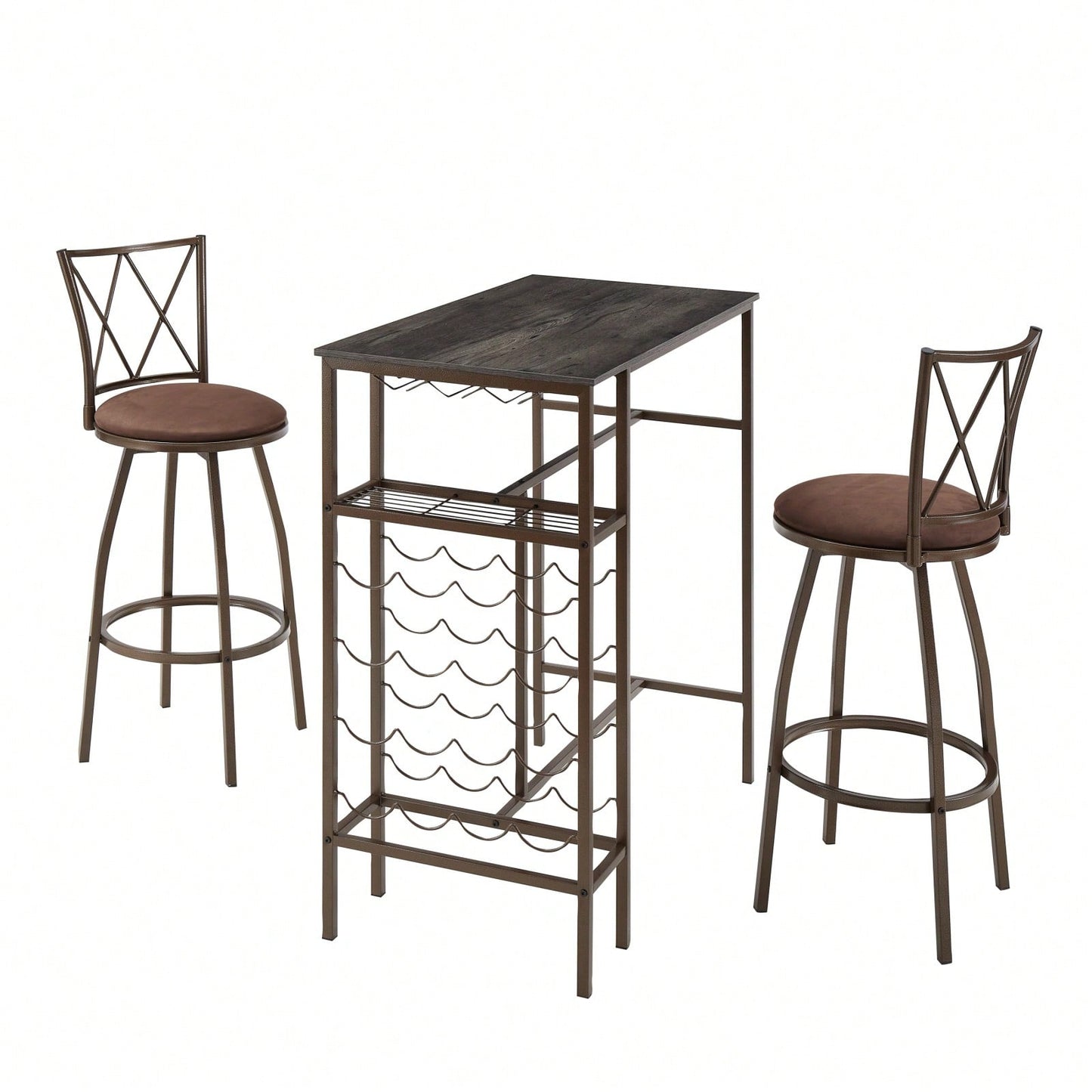 30" X 30" Dining Table Set With 2-3 Chairs - 24"W X 18"D X 38"H Chairs, 29" Seat Height