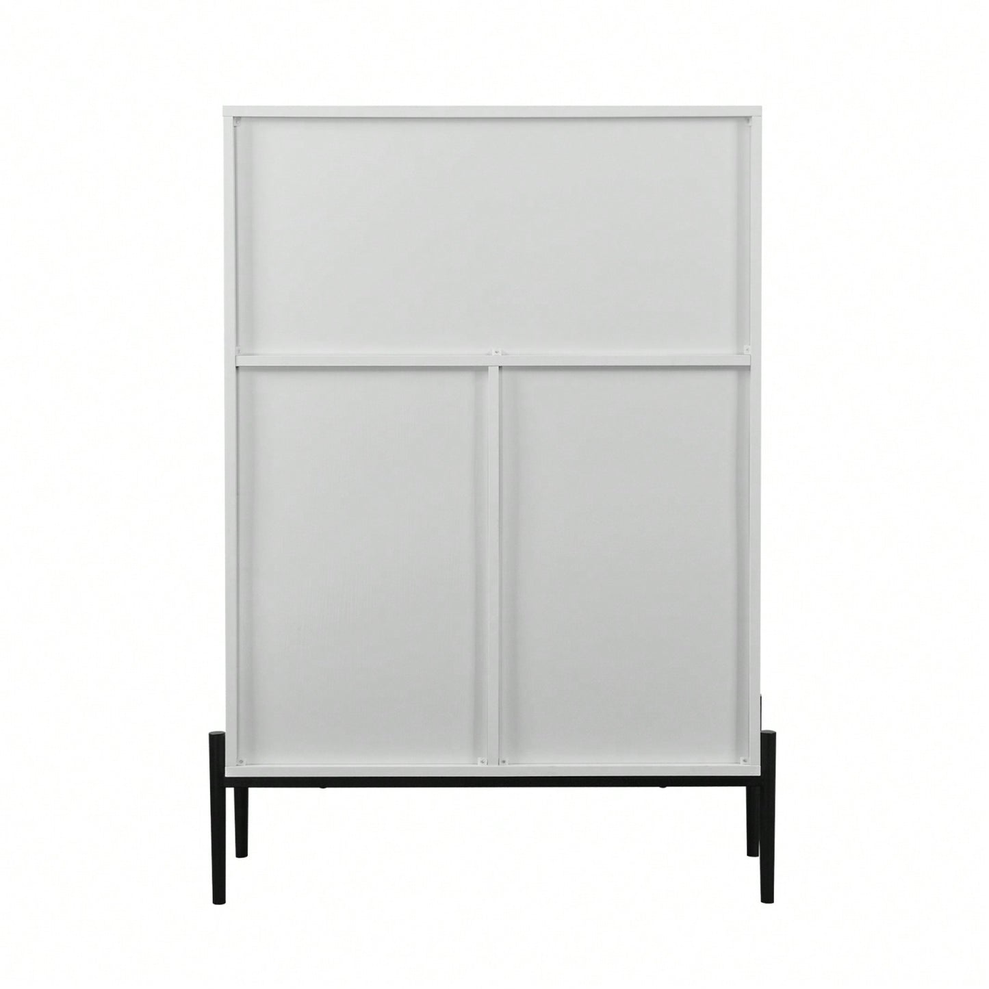 33.46" X 15.74" X 47.2" Wood Sideboard With 3 Drawers, 1 Door, 1 Glass Door, Soft-Close Hinges, Adjustable Shelves