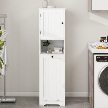Deluxe Laundry Sorter Cabinet With Tilt-Out Design