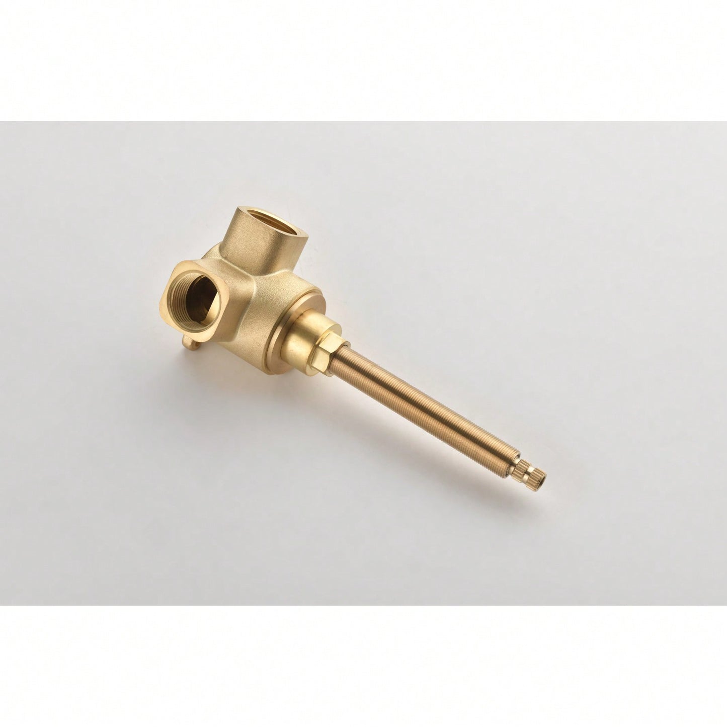 High Flow 3/4 Inch Cast Brass Shower Volume Control Valve with Ceramic Disc for Precise Temperature Control and Easy Installation