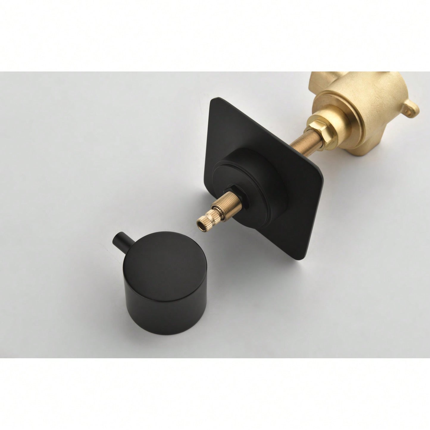 High Flow 3/4 Inch Cast Brass Shower Volume Control Valve with Ceramic Disc for Precise Temperature Control and Easy Installation