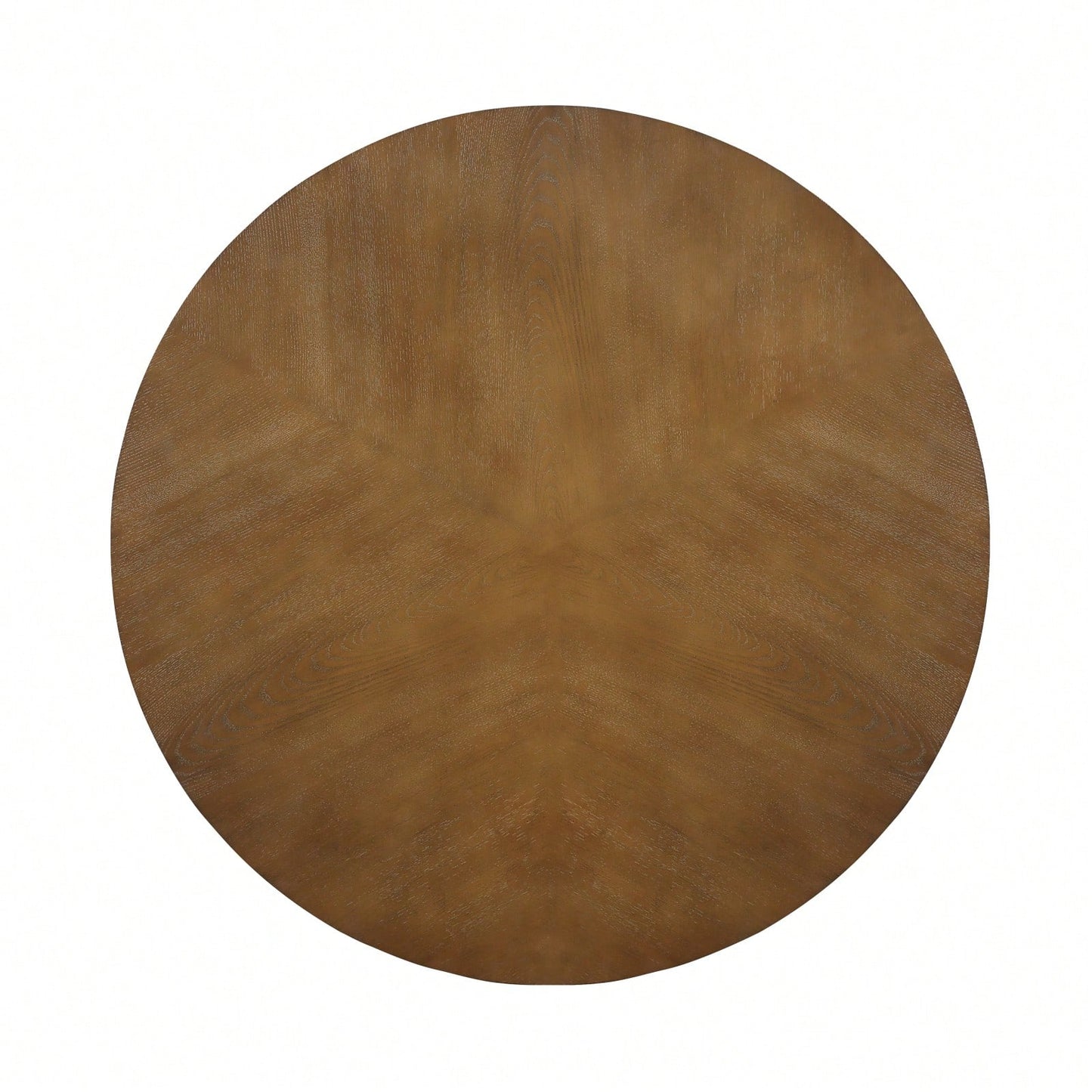 32-Inch Solid Wood And MDF Round Mid-Century Farmhouse Coffee Table