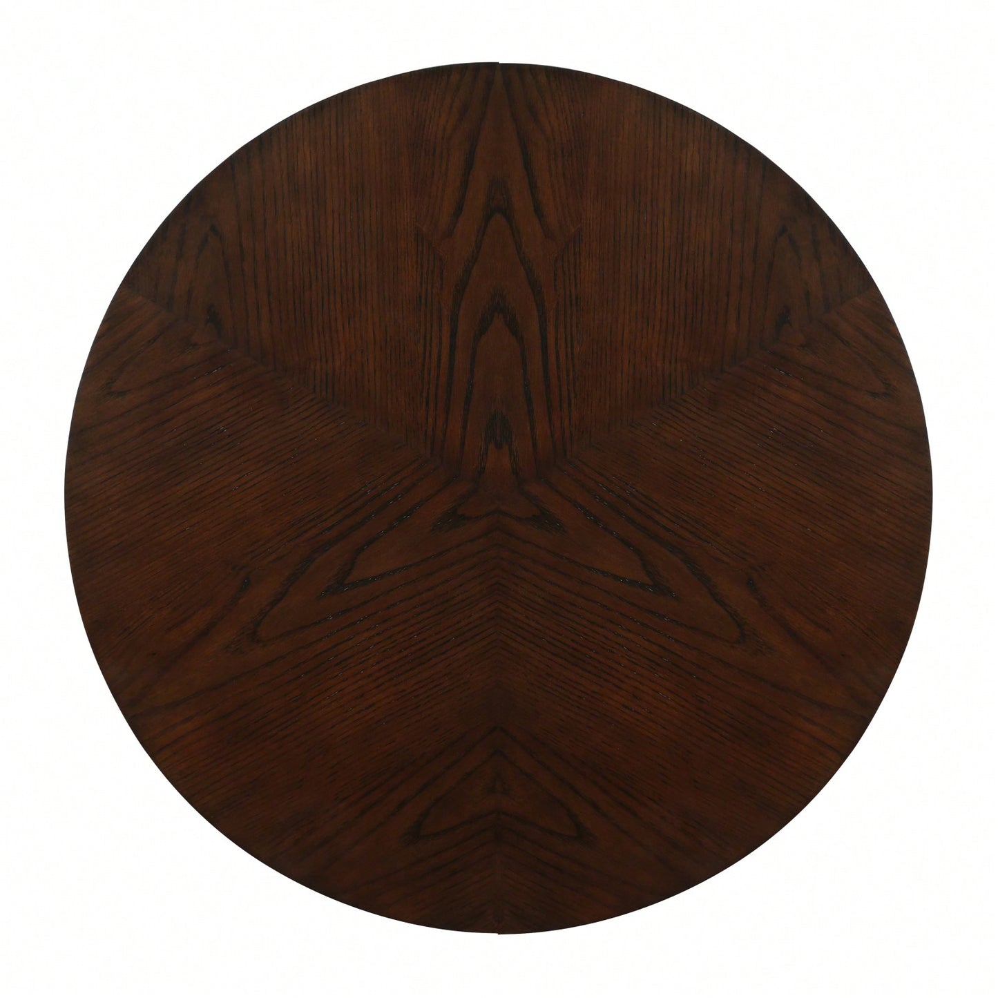 32-Inch Solid Wood And MDF Round Mid-Century Farmhouse Coffee Table