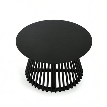 Nordic Minimalist Solid Wood Coffee Table with Birch Veneer and Rubber Legs for Home and Office