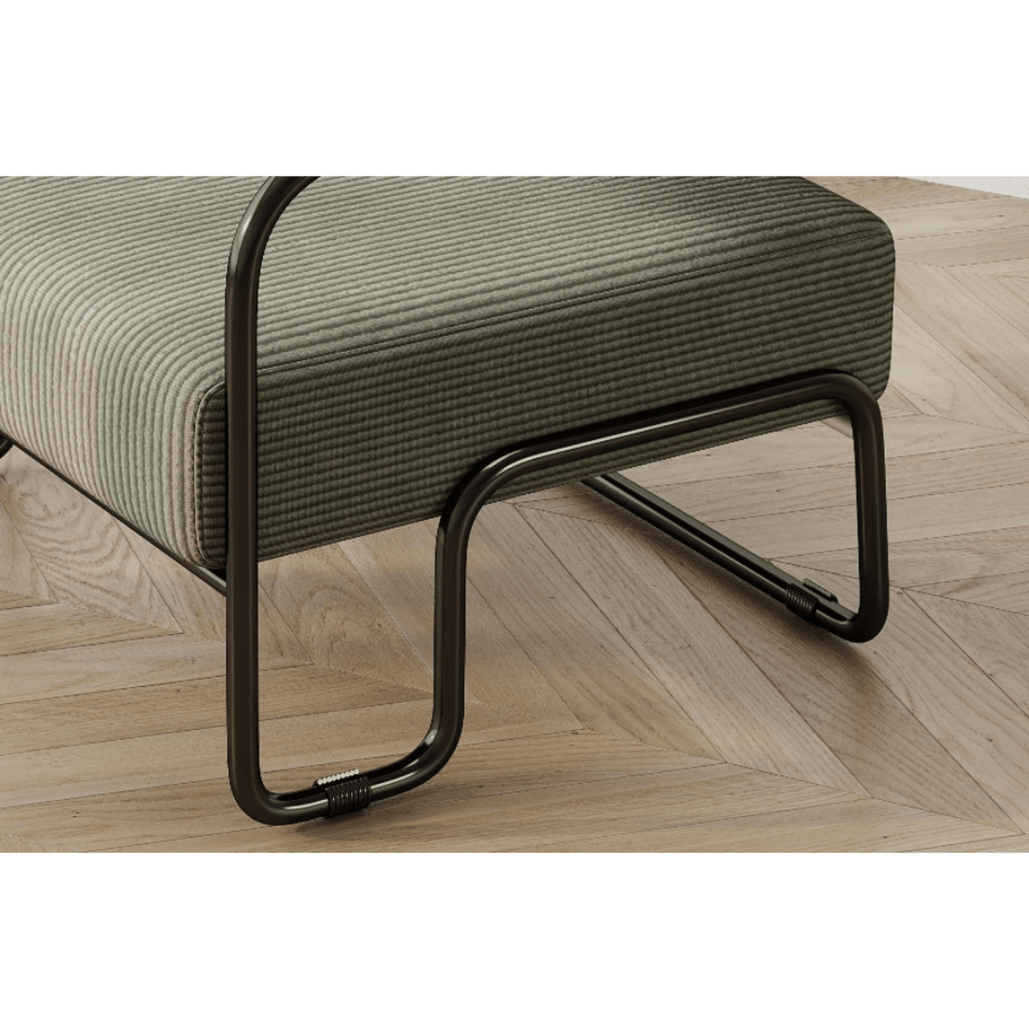 Comfortable Ergonomic Accent Chair with Ottoman for Living Room Bedroom Office Easy Assembly