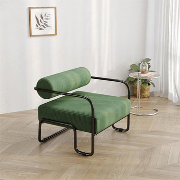 Comfortable Ergonomic Accent Chair with Ottoman for Living Room Bedroom Office Easy Assembly