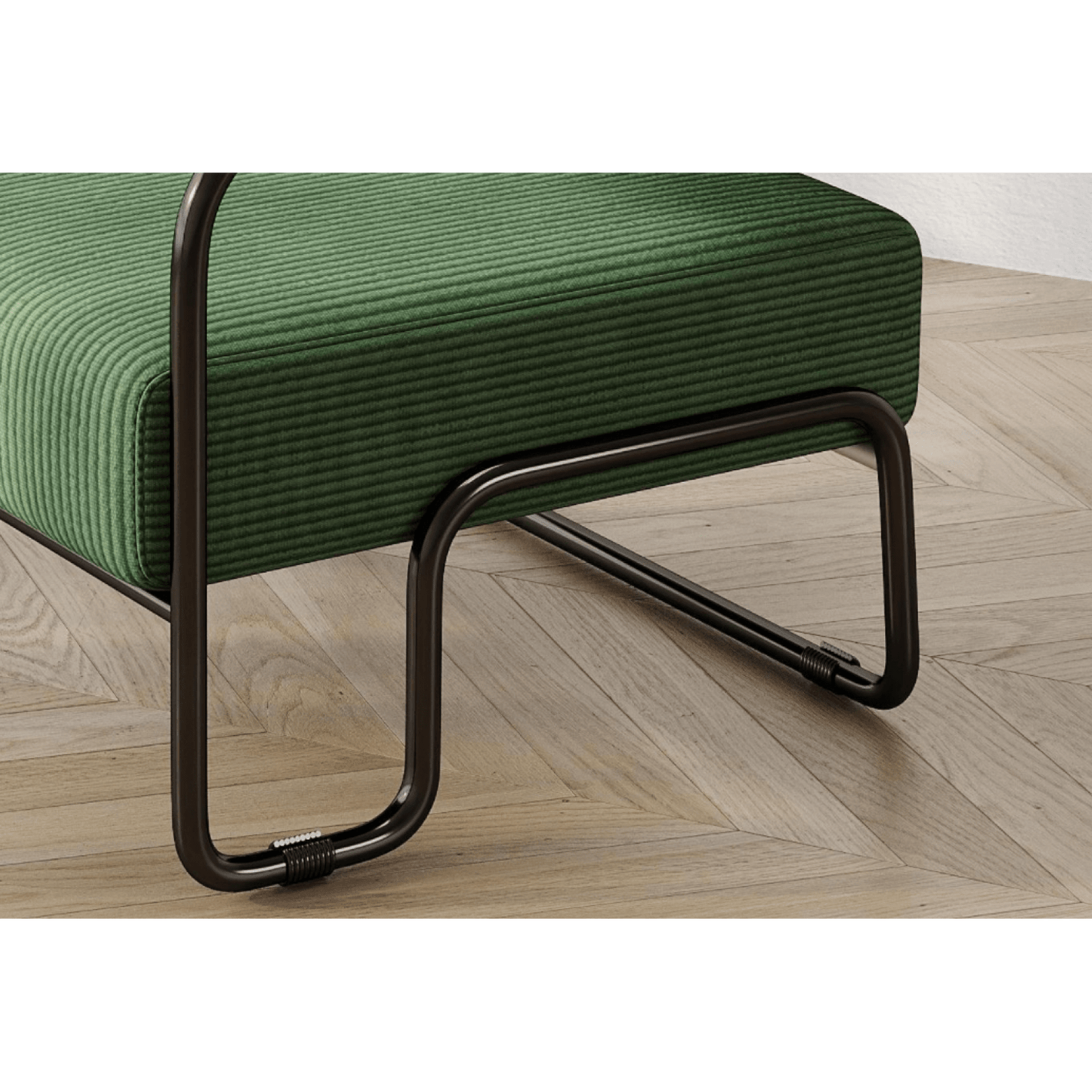 Comfortable Ergonomic Accent Chair with Ottoman for Living Room Bedroom Office Easy Assembly