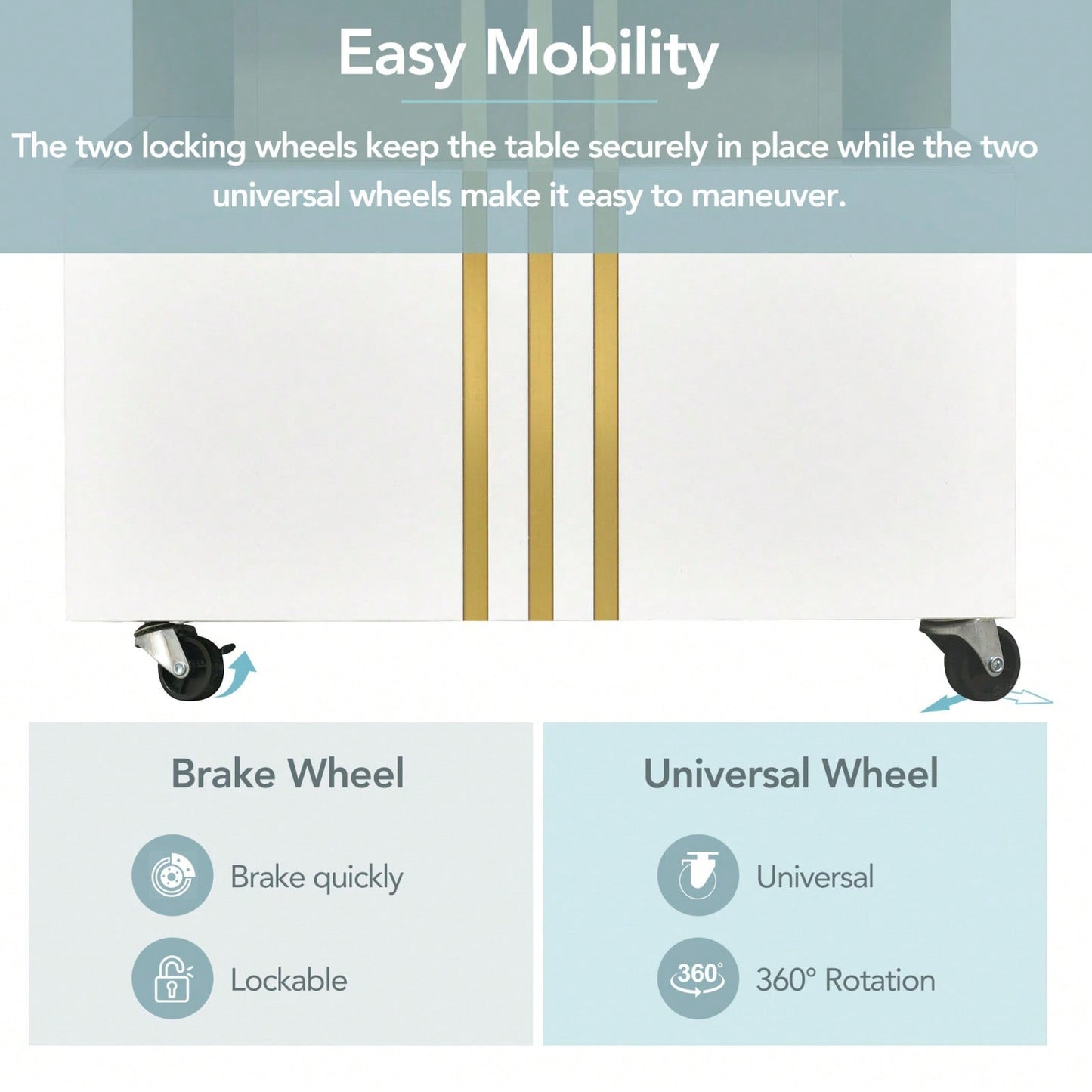 Contemporary Coffee Table With Faux Marble Top And Drawers