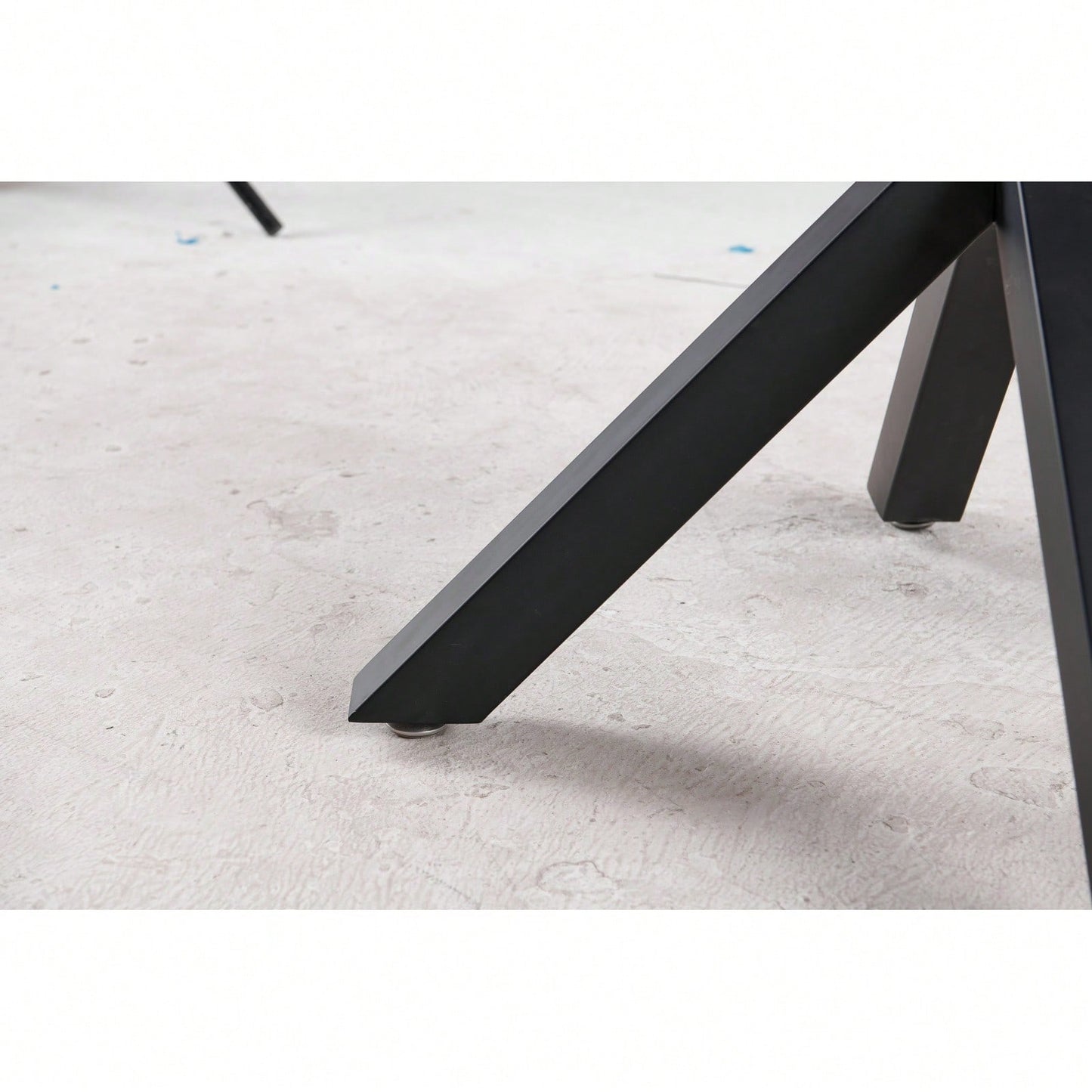 42.1" Black And Wood Color Tulip Table