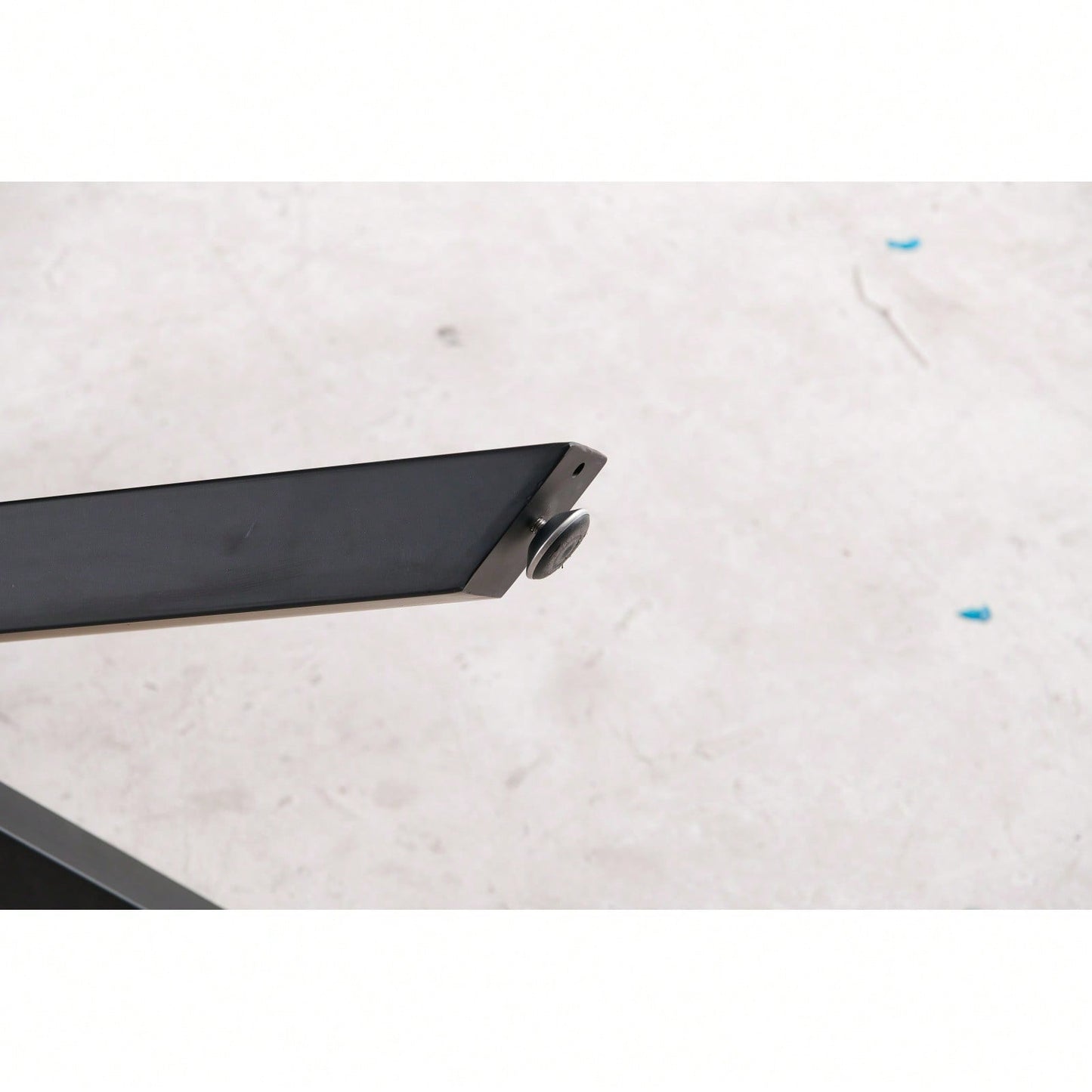 42.1" Black And Wood Color Tulip Table